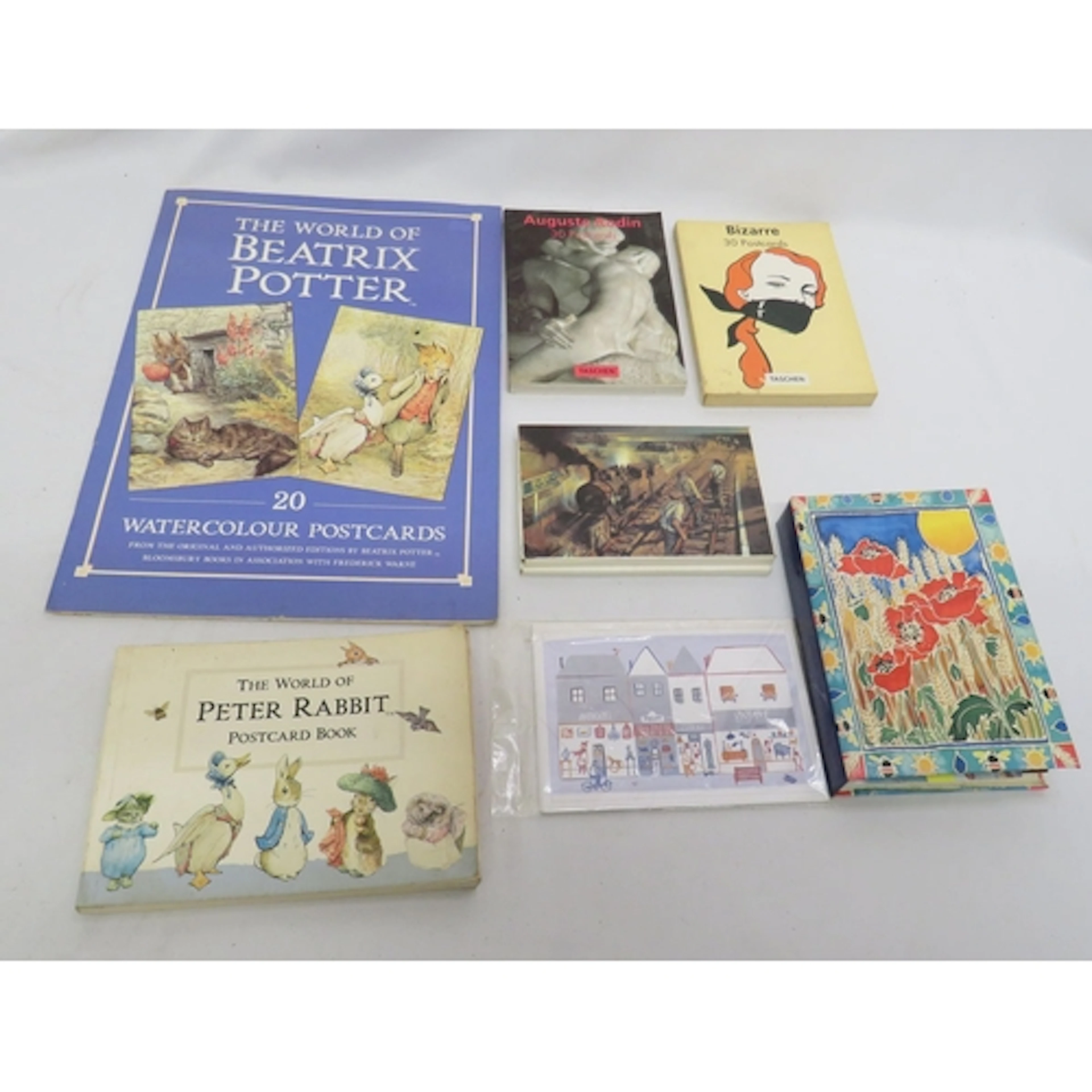 Small Album Vintage Postcards postmarks 1929, 1953 etc., Tas...