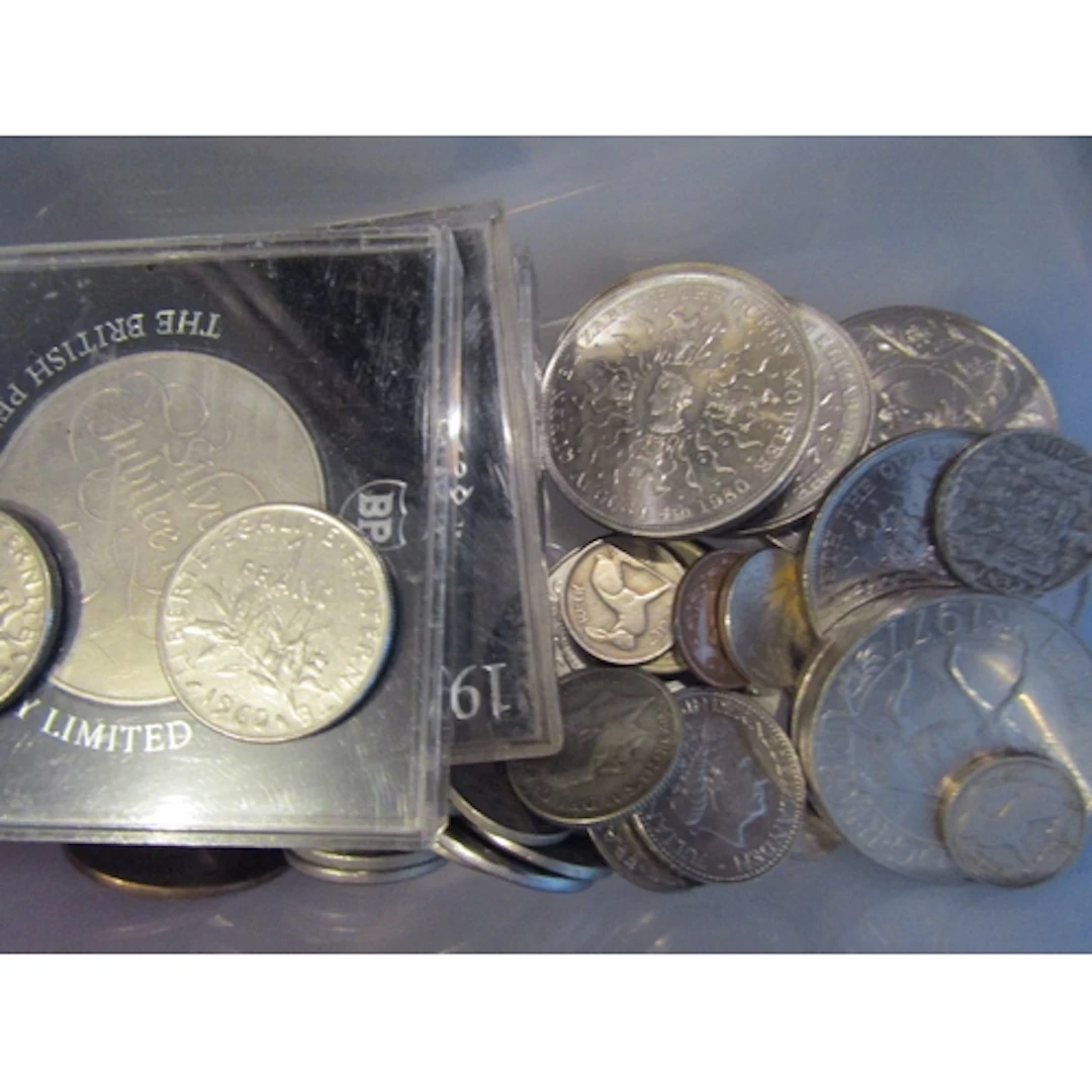 Collection of Various Old Coinage Possibly Some Silver Conte...
