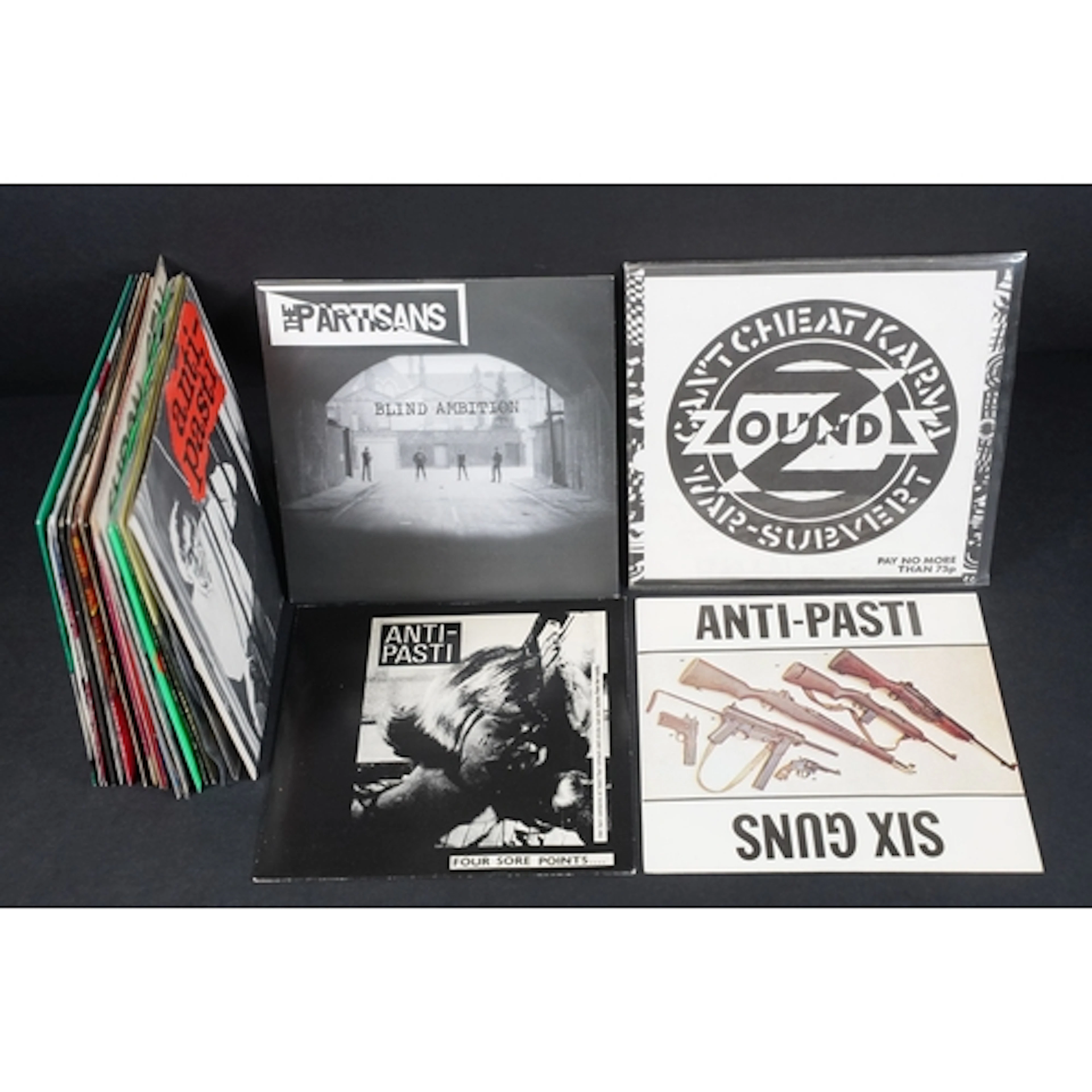 Vinyl - 23 second generation Punk 7” singles to include: Zou...