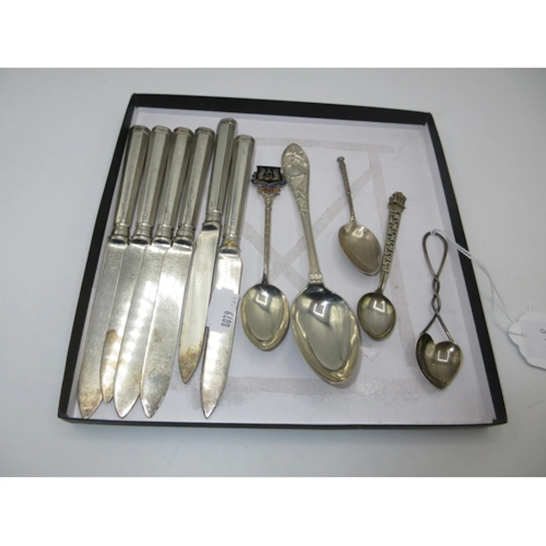 Silver Heart Shape Spoon, Edinburgh 1939, Maker PDAC, Silver...