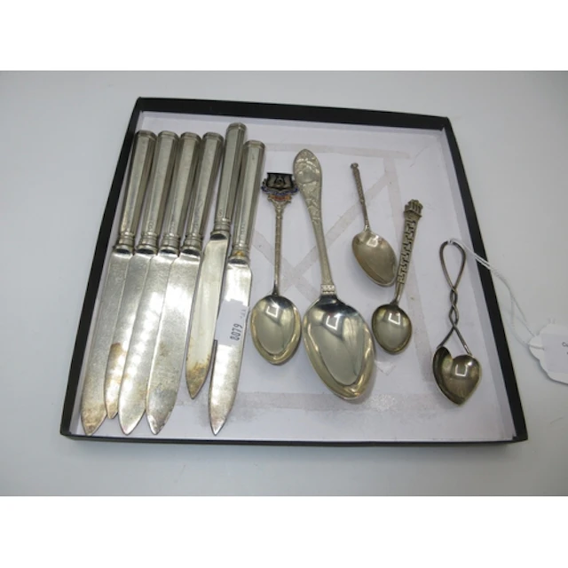Silver Heart Shape Spoon, Edinburgh 1939, Maker PDAC, Silver...