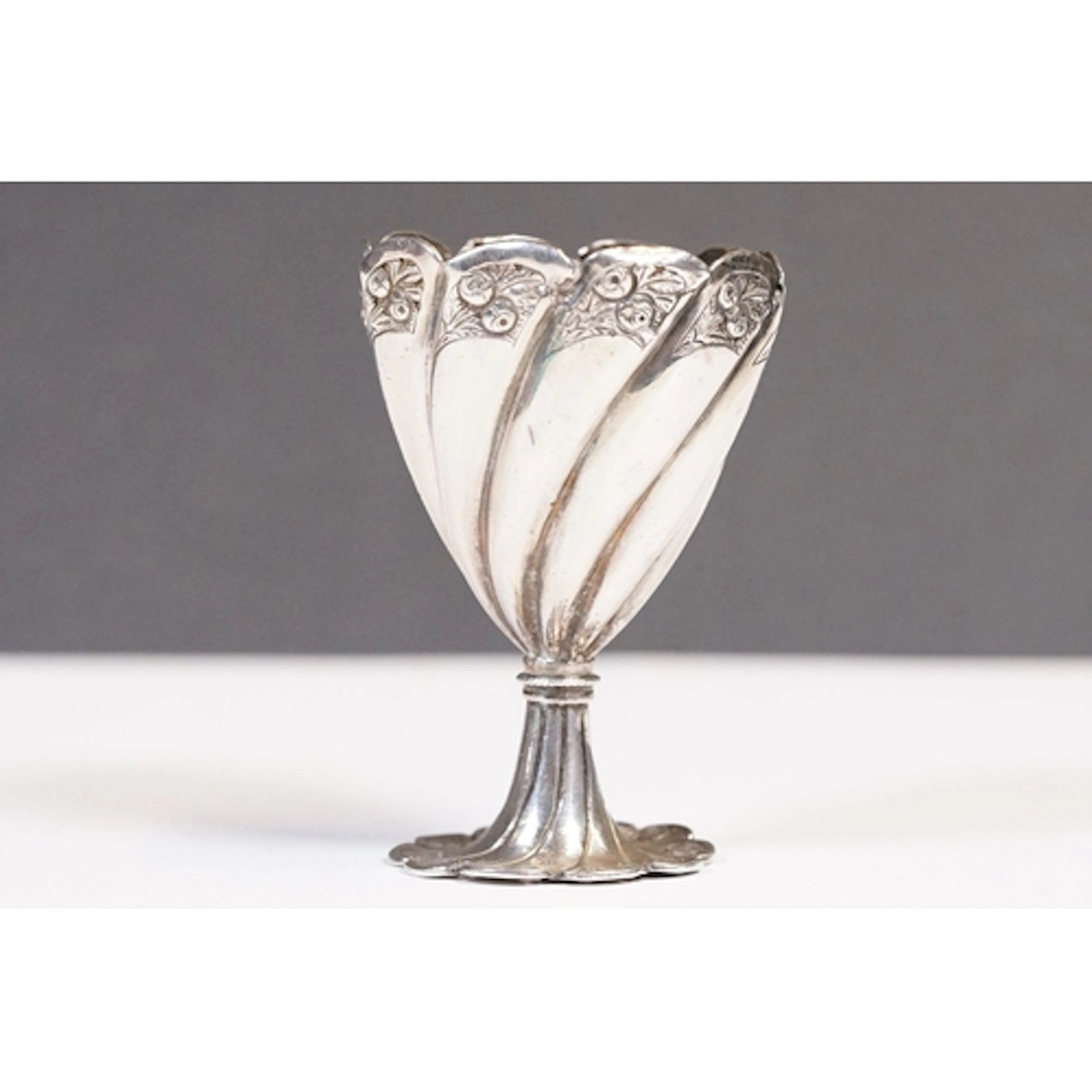 19th Century Turkish Ottoman Islamic silver zarf coffee cup ...