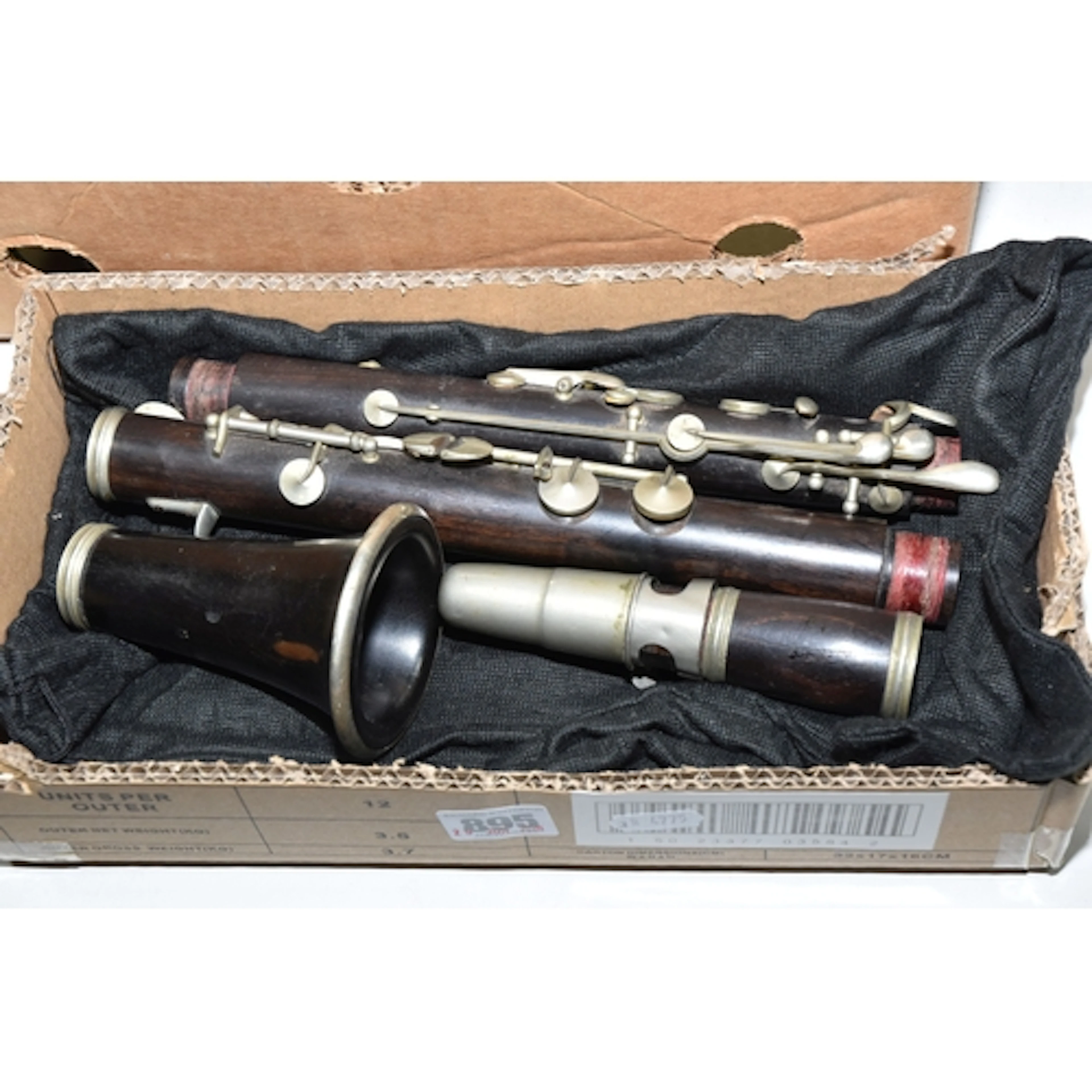 A MID-CENTURY A.E. FISCHER VINTAGE CLARINET, made in Bremen ...