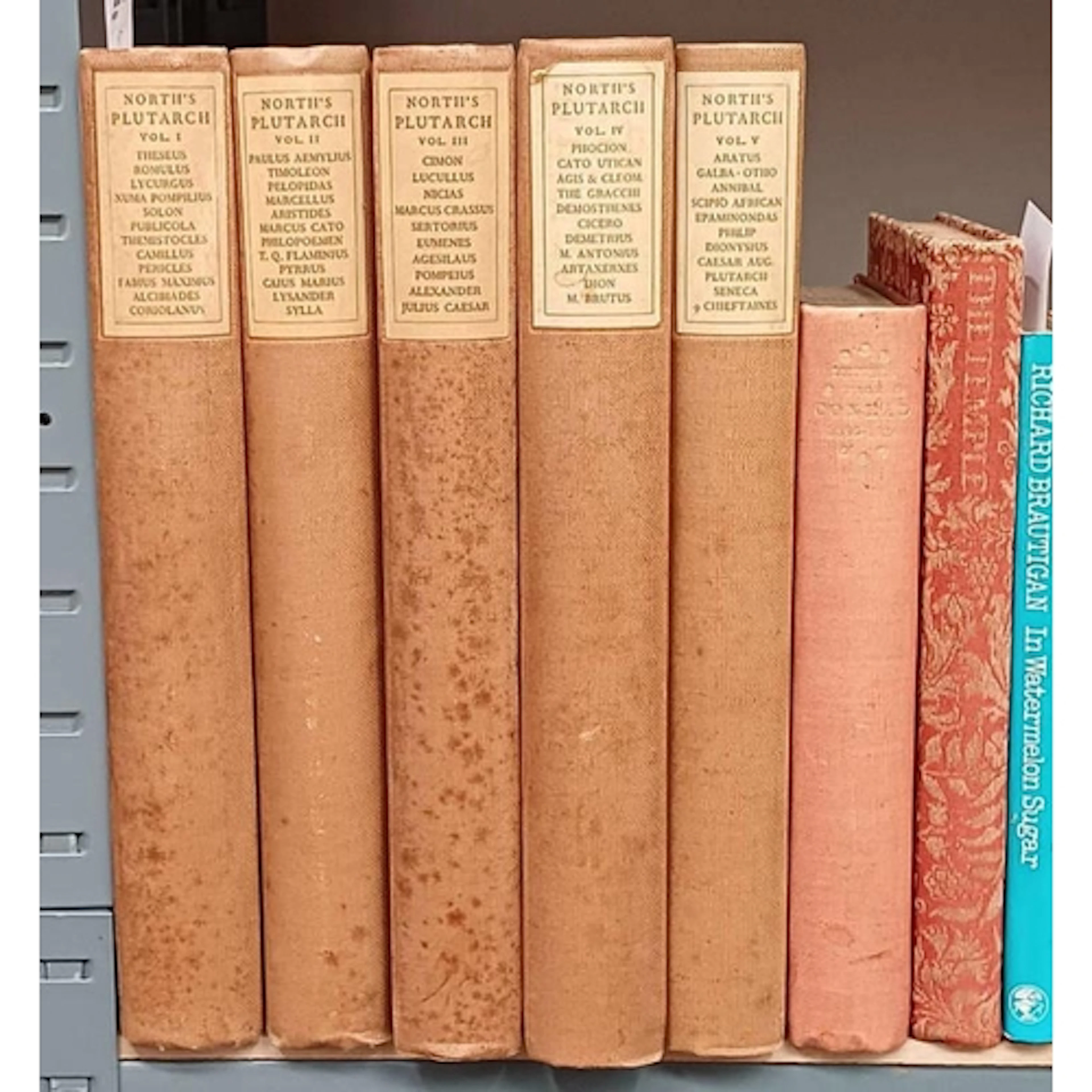 NONESUCH PRESS: THE LIVES OF THE NOBLE GRECIANS & ROMANES CO...