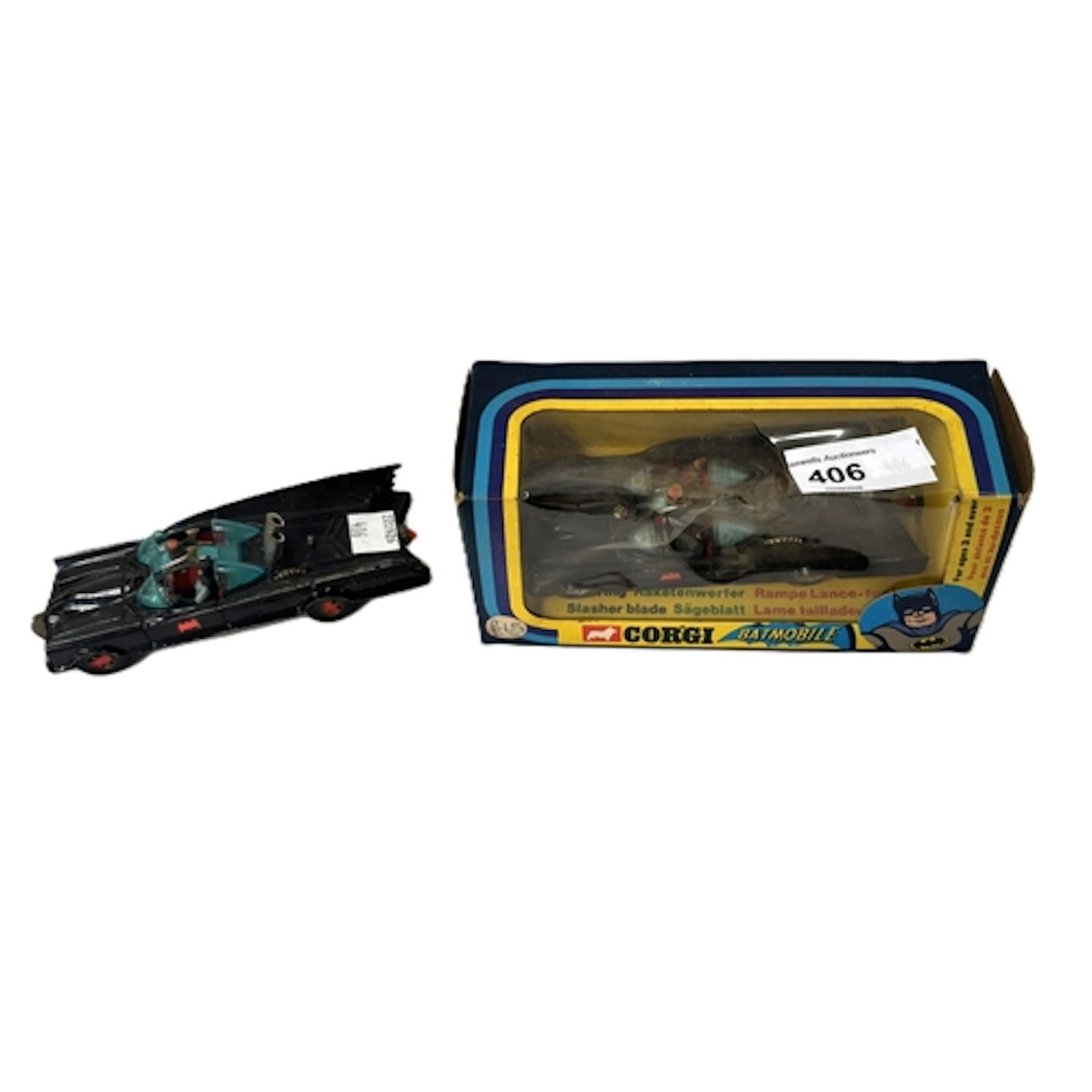 Corgi Die Cast boxed 267 Batmobiles rocket firing (6 rockets...