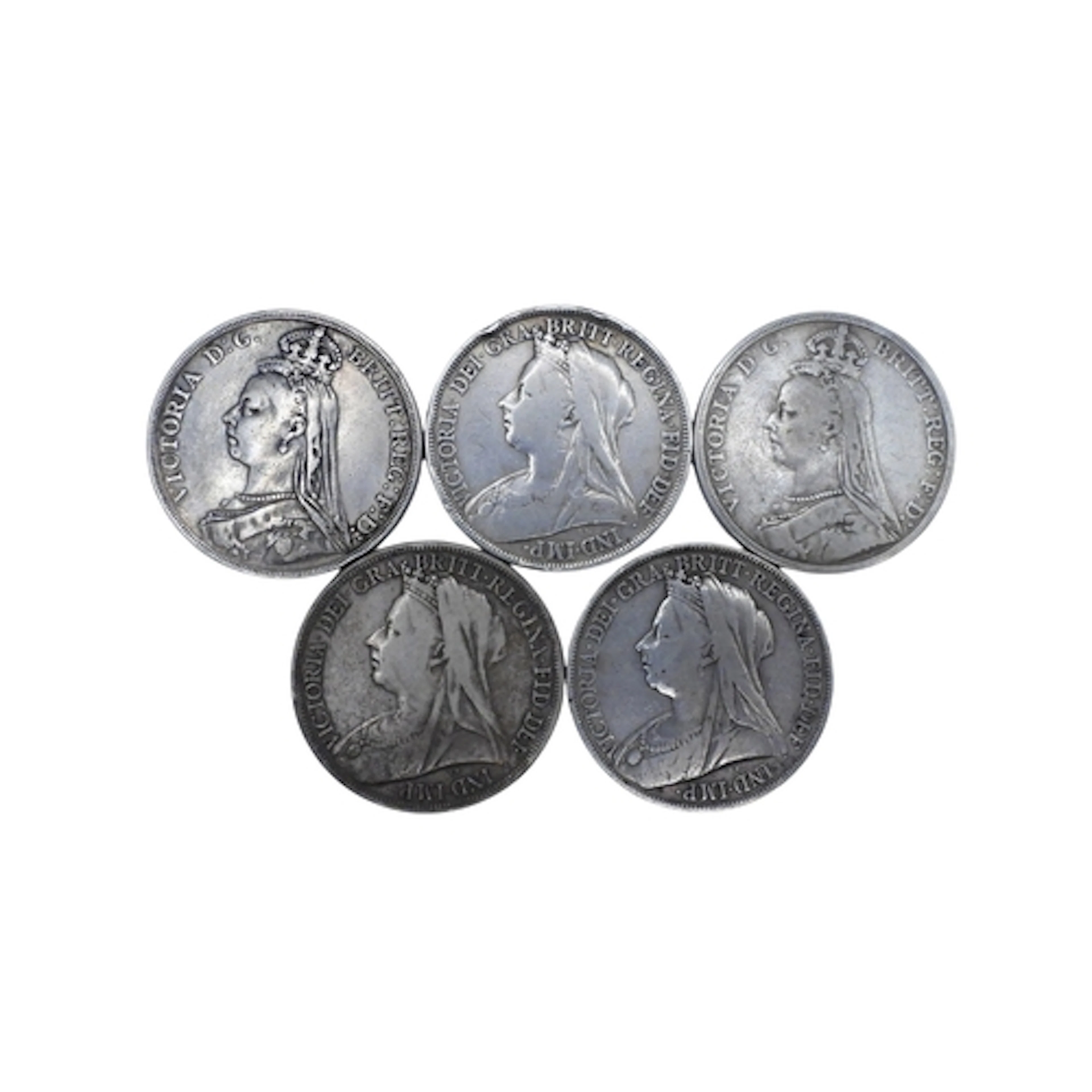 VICTORIA (1837-1901) Crown 1899 Obverse Crowned and vei...