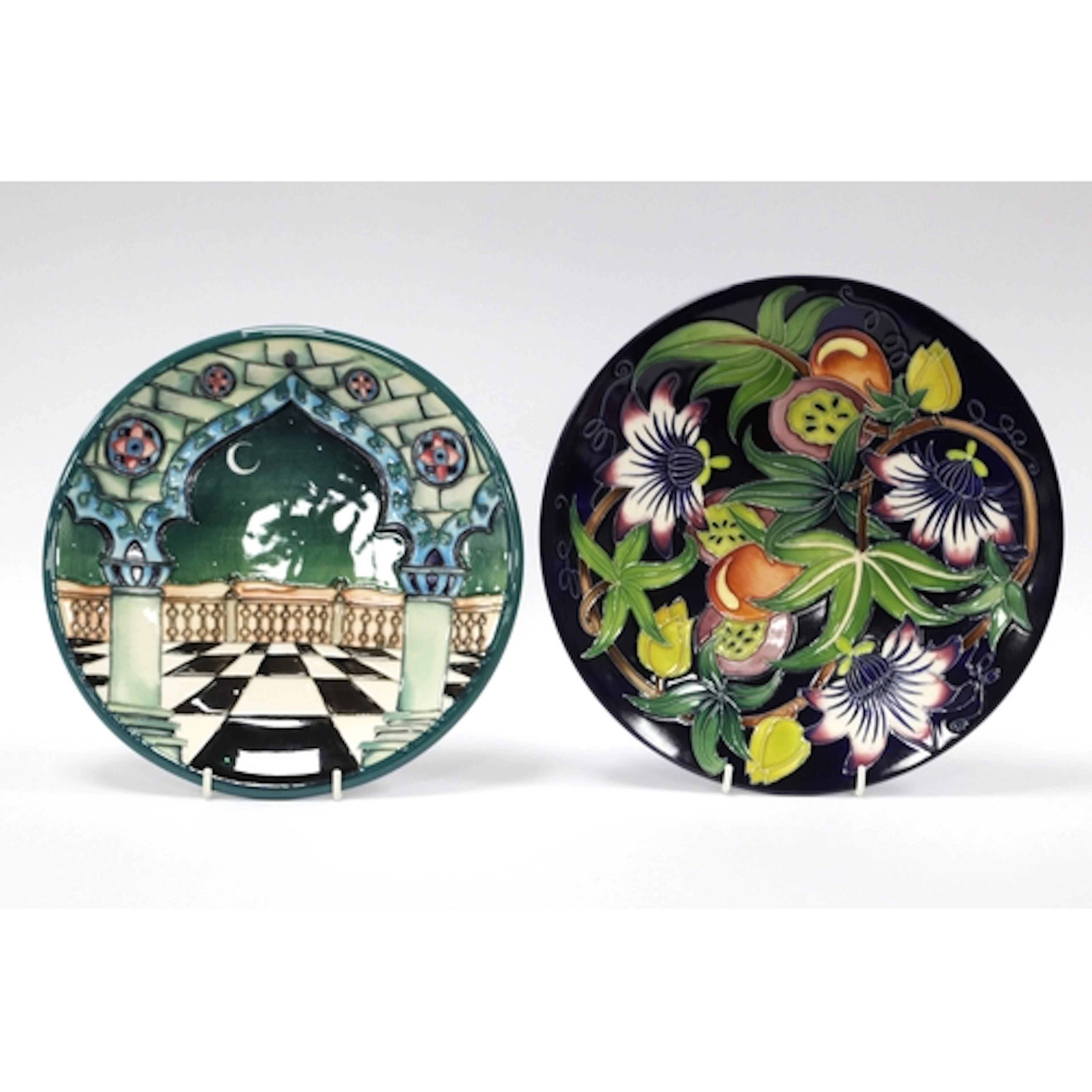 A Moorcroft Pottery Charger, of circular form, painted in th...
