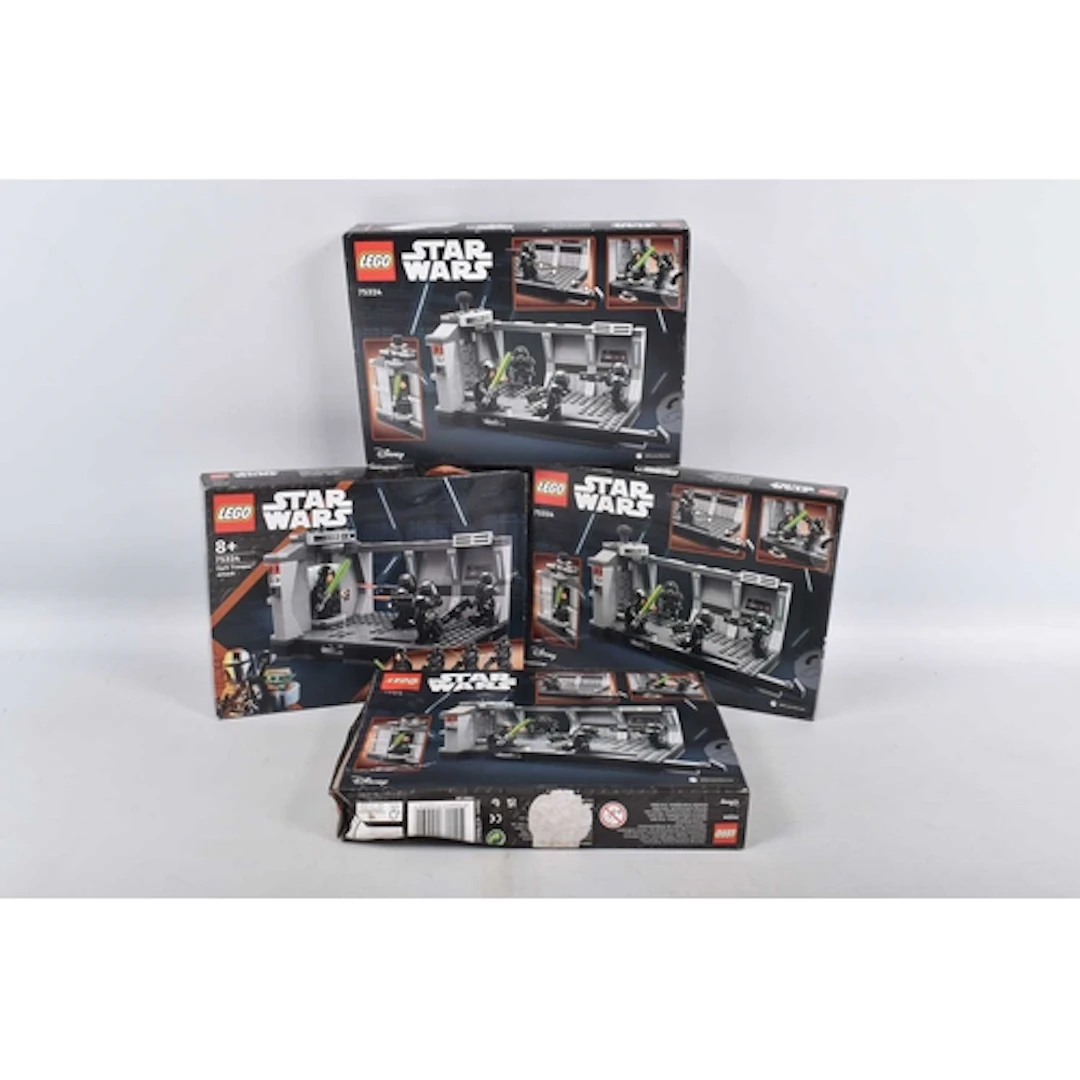 FOUR BOXED SEALED STAR WARS DARK TROOPER ATTACK LEGO SETS, s...