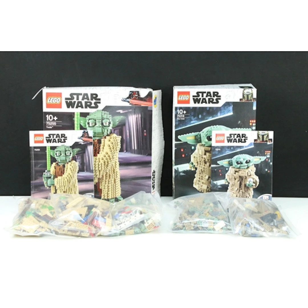 Lego - Two boxed Lego Star Wars sets to include 75255 Yoda a...