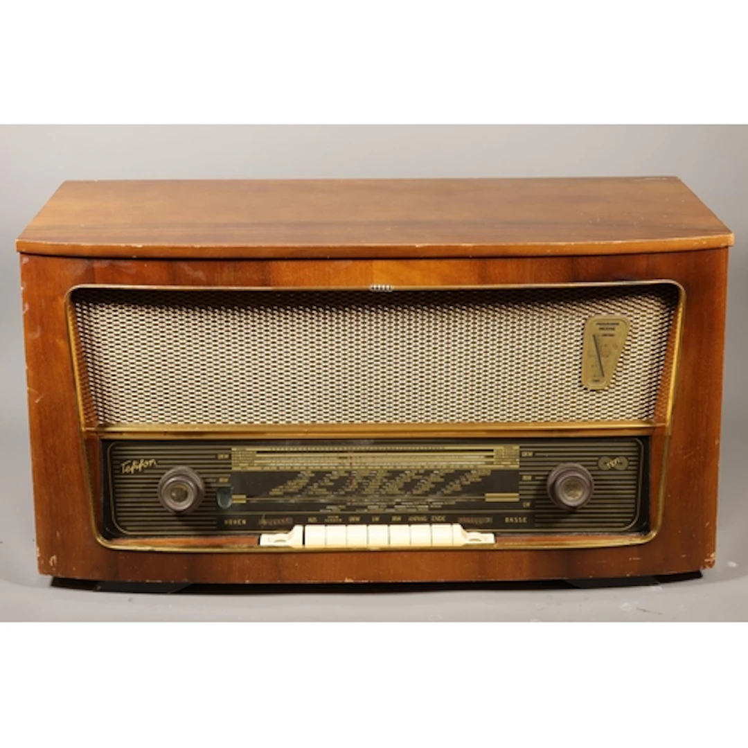 Tefiphon FM/AM Valve Table Radio and Cartridge Player - mid ...