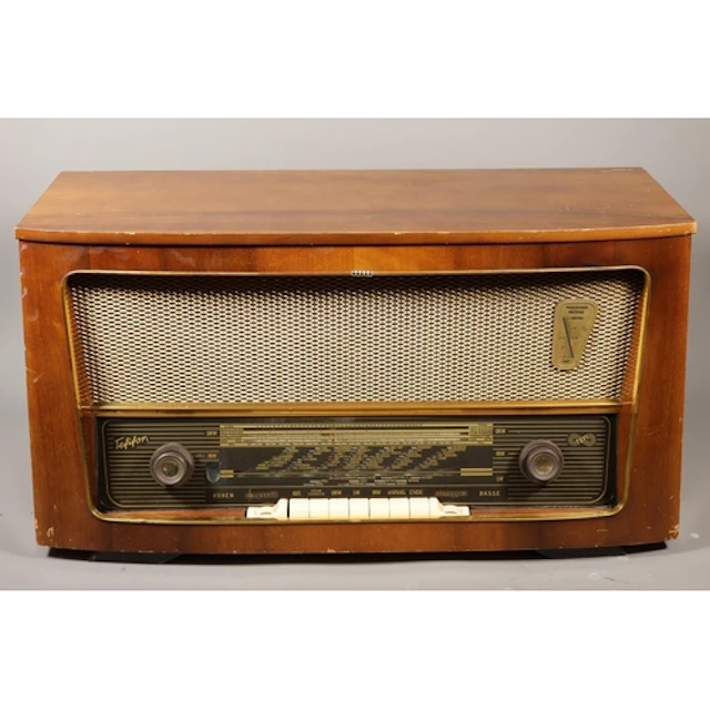 Tefiphon FM/AM Valve Table Radio and Cartridge Player - mid ...