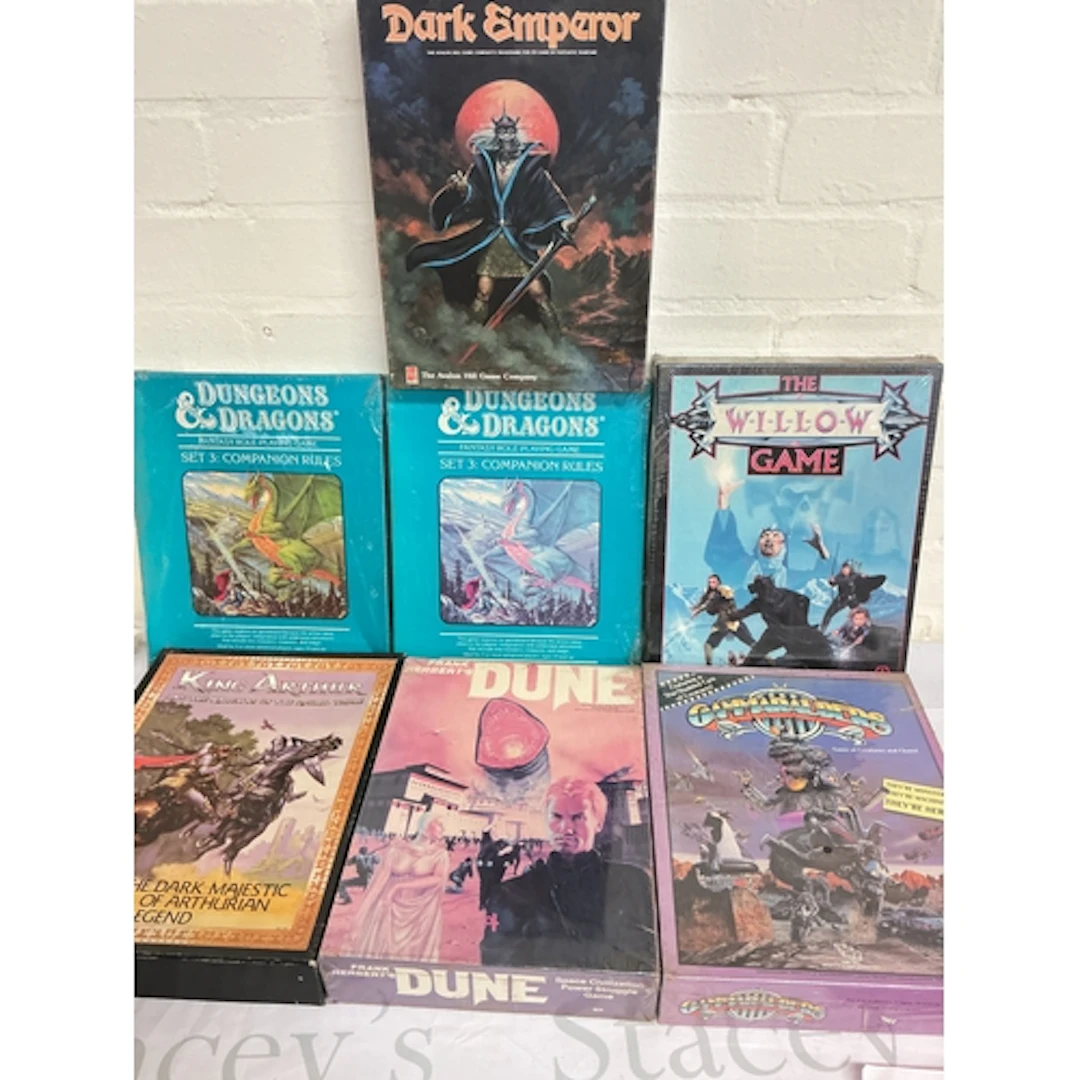 A Collection Of Dungeons And Dragons And Other Board Games A...