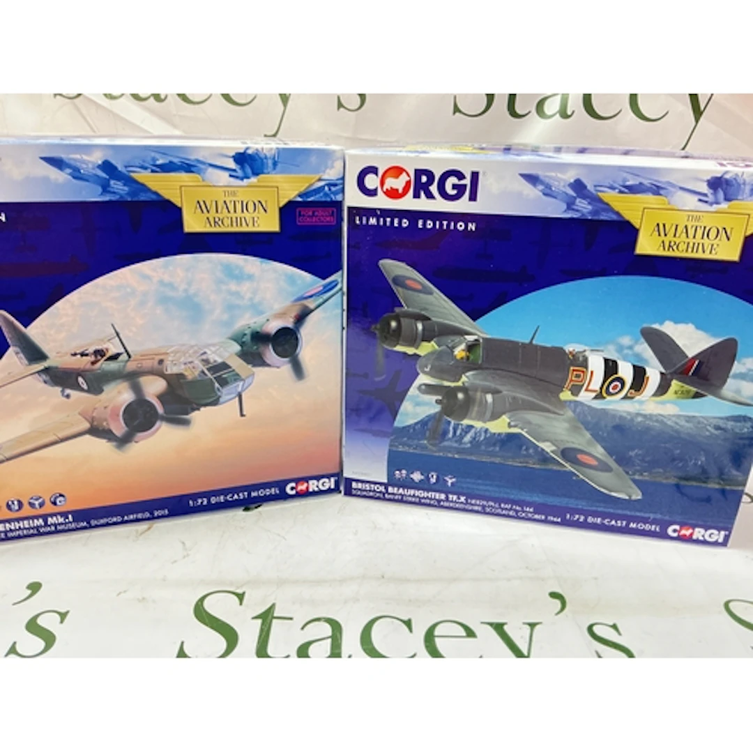 A Boxed Corgi Aviation Archive Bristol Blenheim MK.1 And A B...