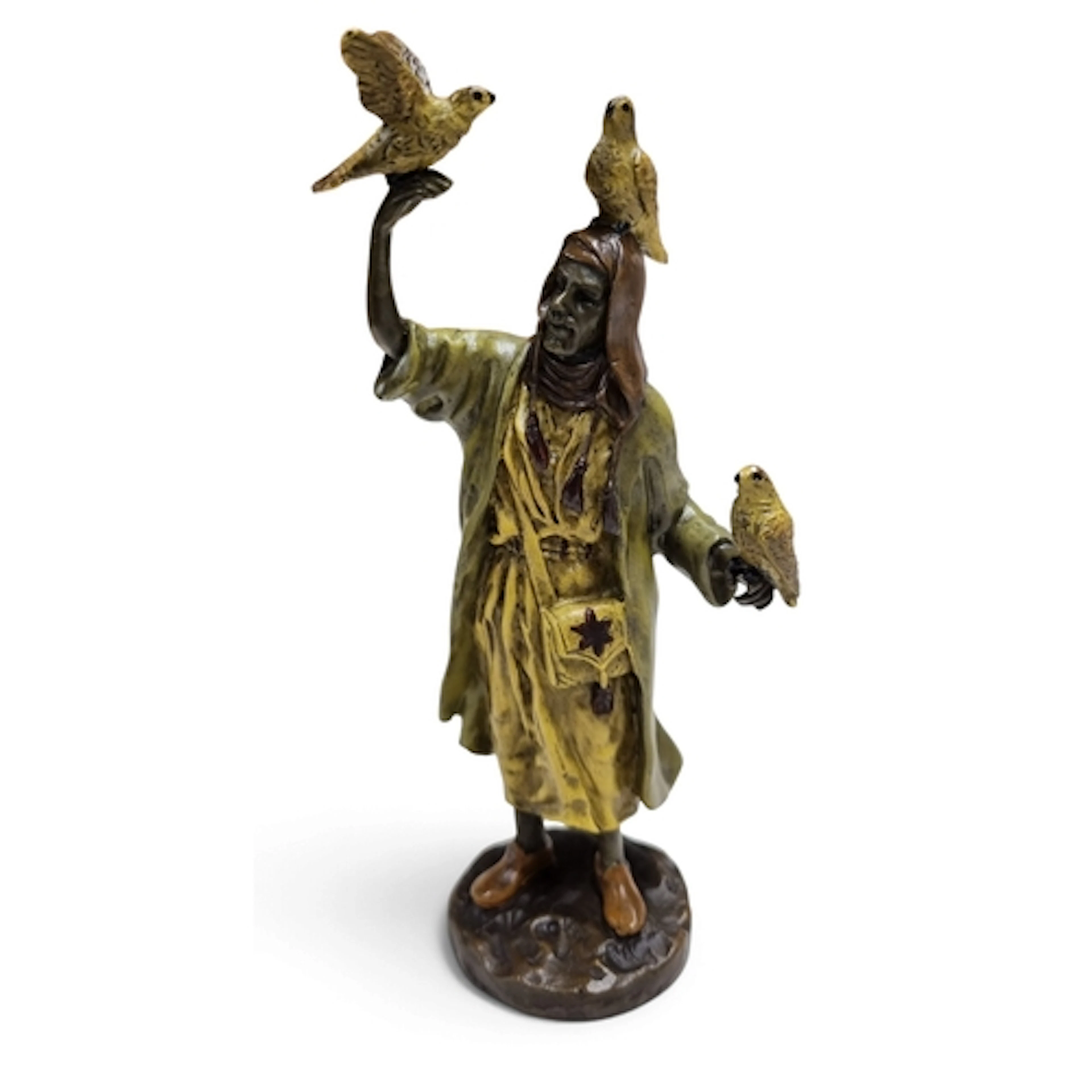In the manner of Franz Bergman. A really good Bronze Figure ...