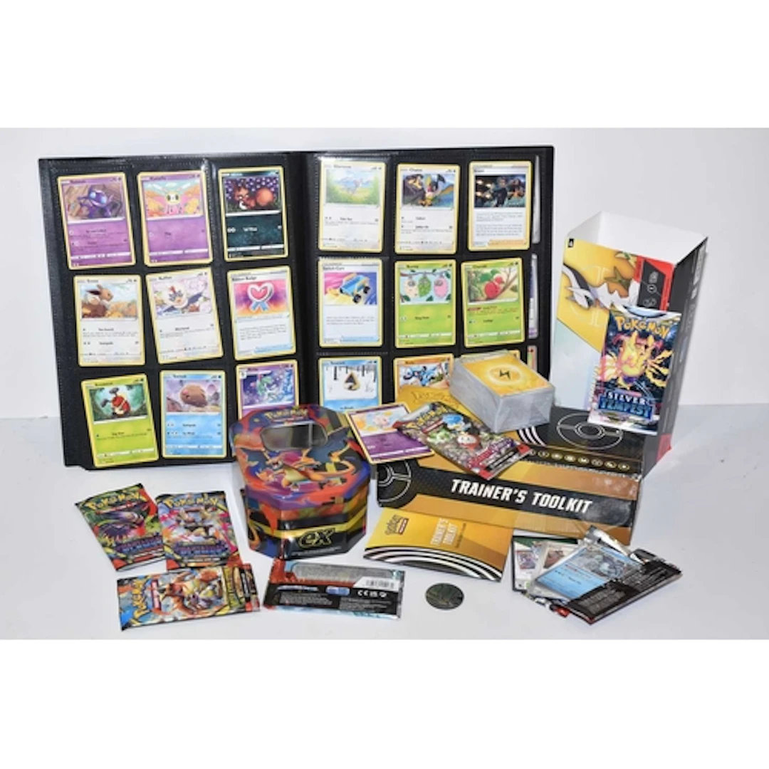 A BOX OF POKEMON CARDS, cards range from the XY era to the S...