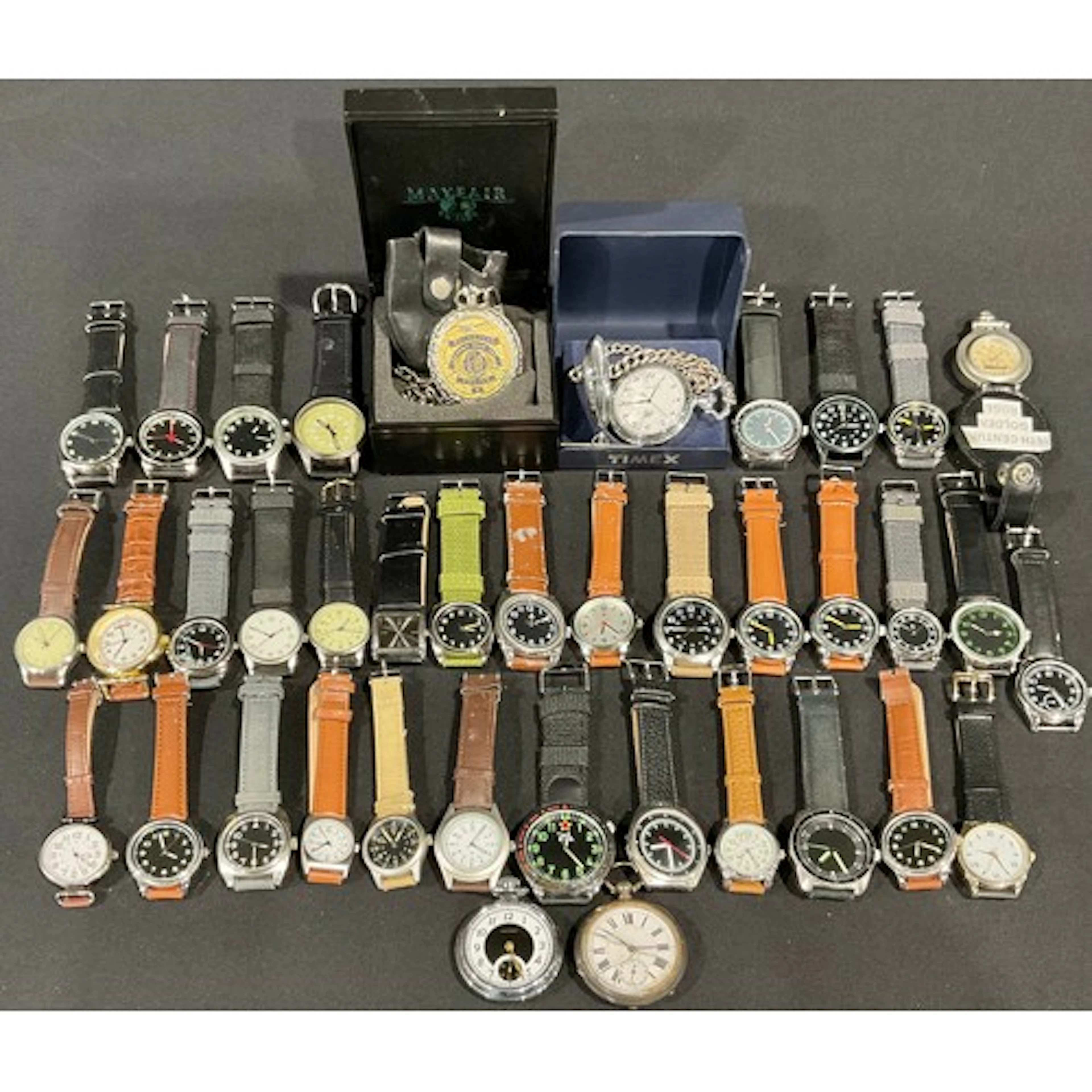 Watches - a late Victorian silver cased pocket watch, Birmin...