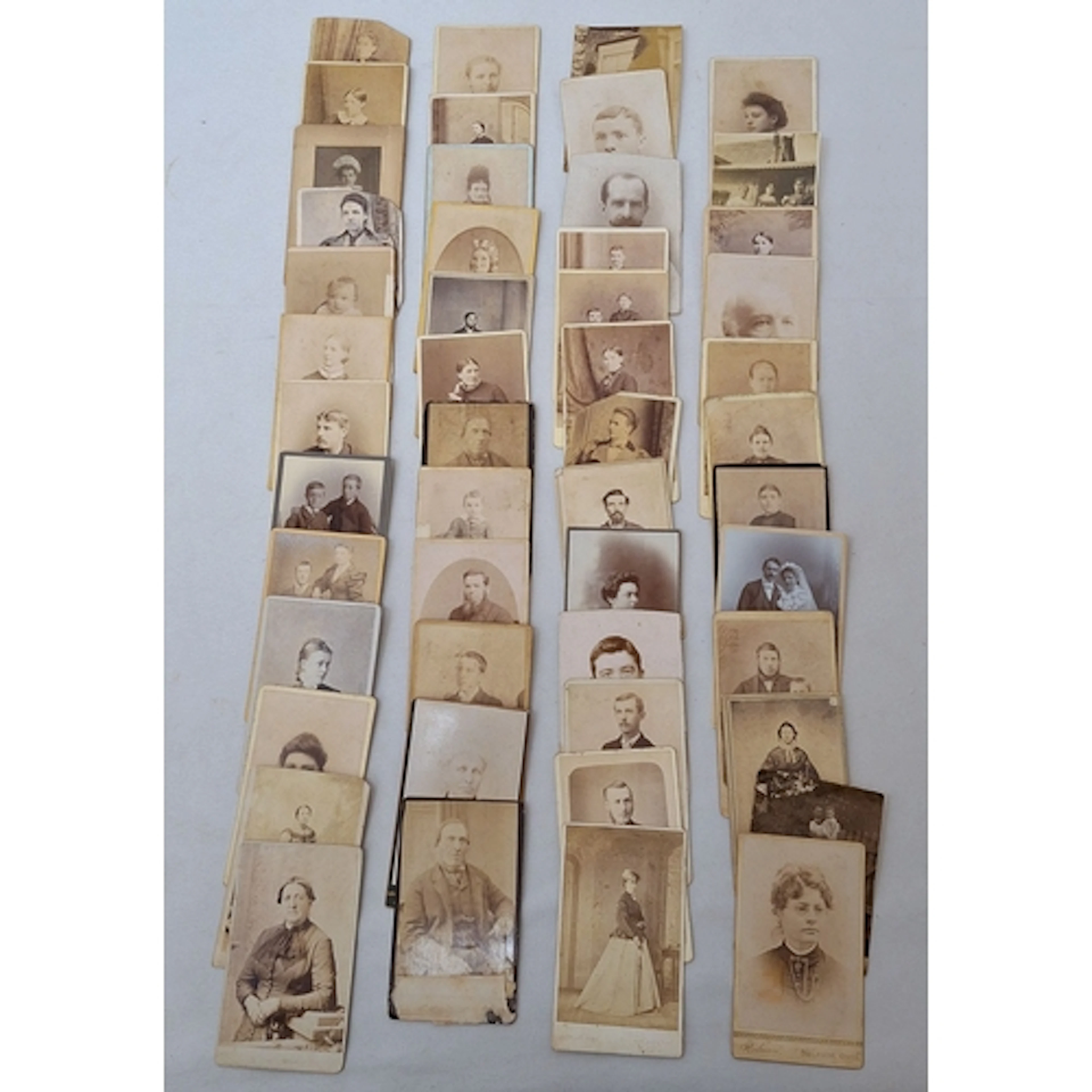 Small Collection Antique Cabinet Cards/Carte De Visite, phot...
