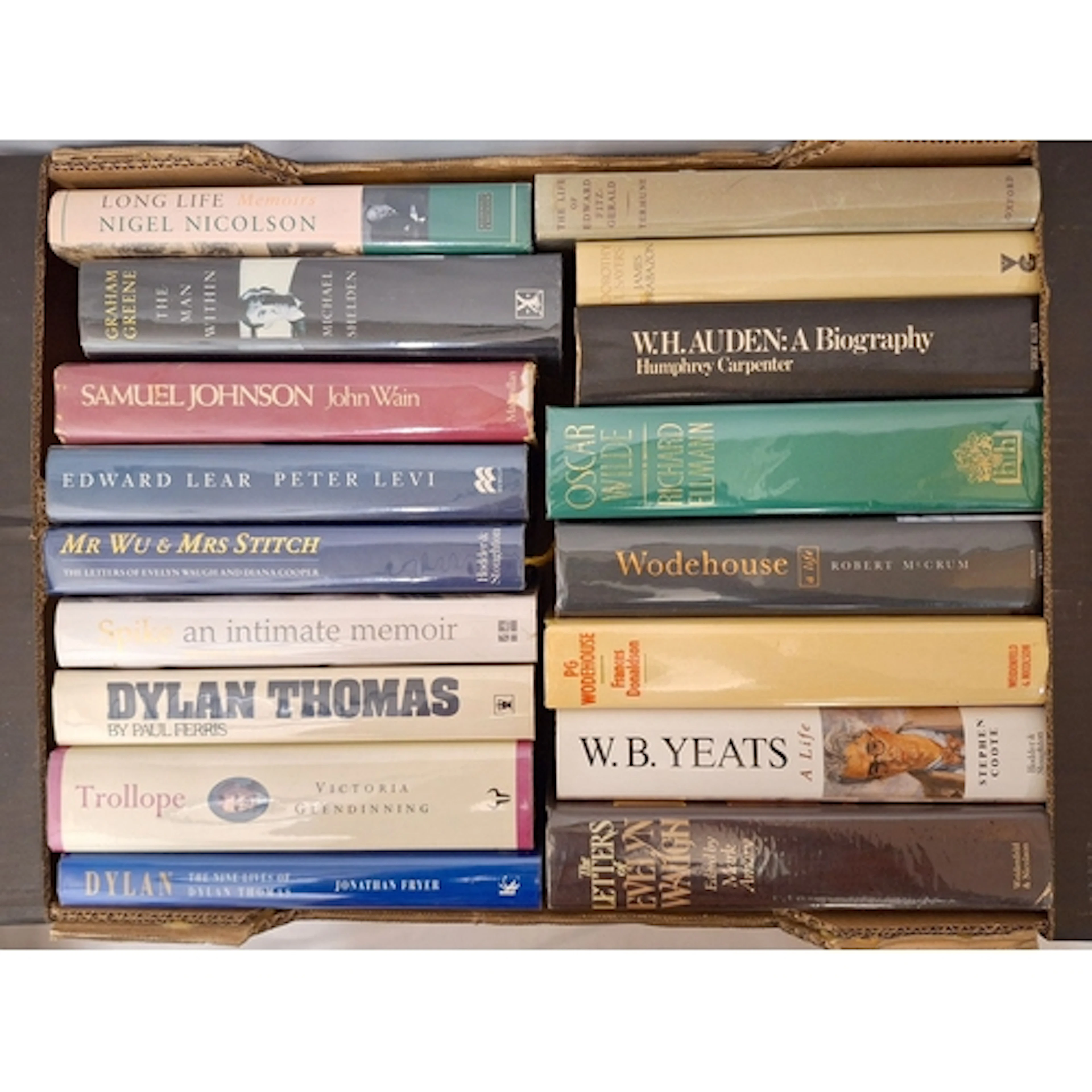 Books incl. Spike an intimate memoir by Norma Fairnes, Dylan...
