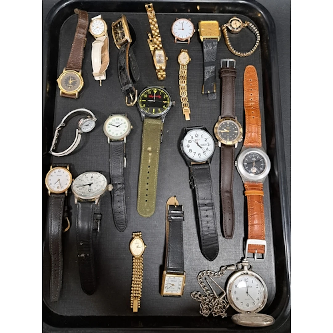 SELECTION OF LADIES AND GENTLEMEN'S WRISTWATCHES including S...