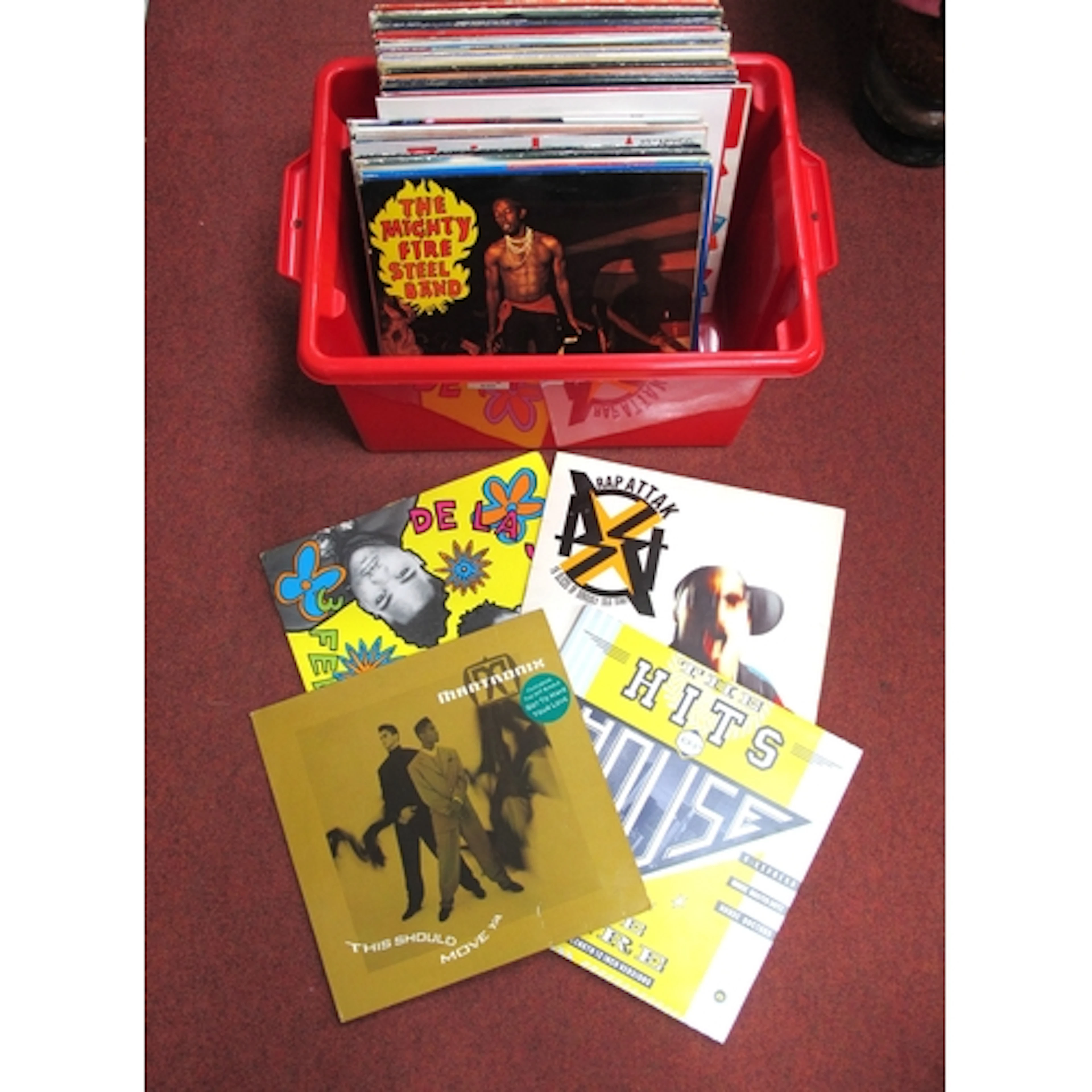 Lot of 50+ Hip-Hop, Soul, Jazz and Reggae LPs. Including tit...