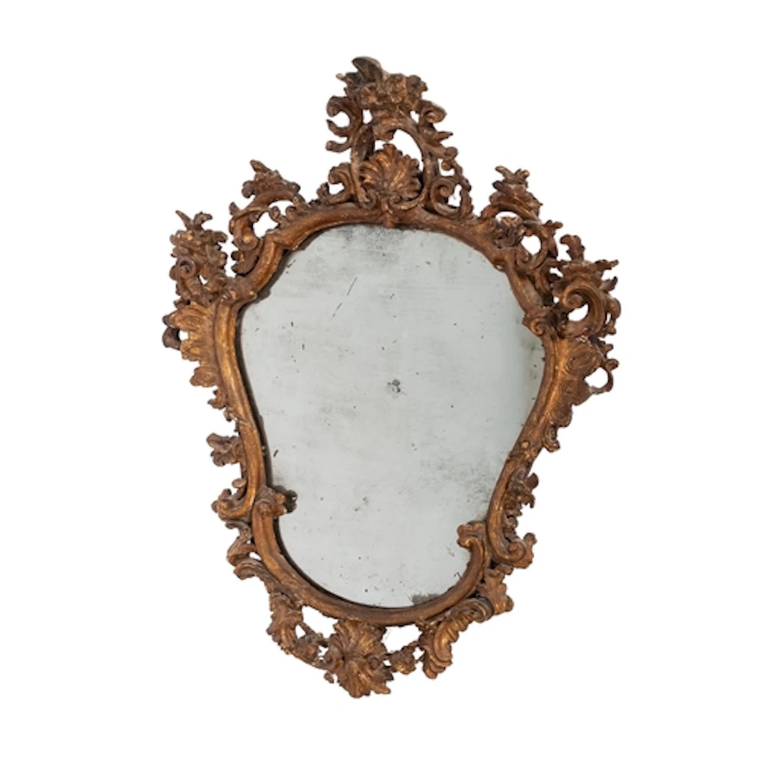 A late 18th/early 19th century Continental carved giltwood c...