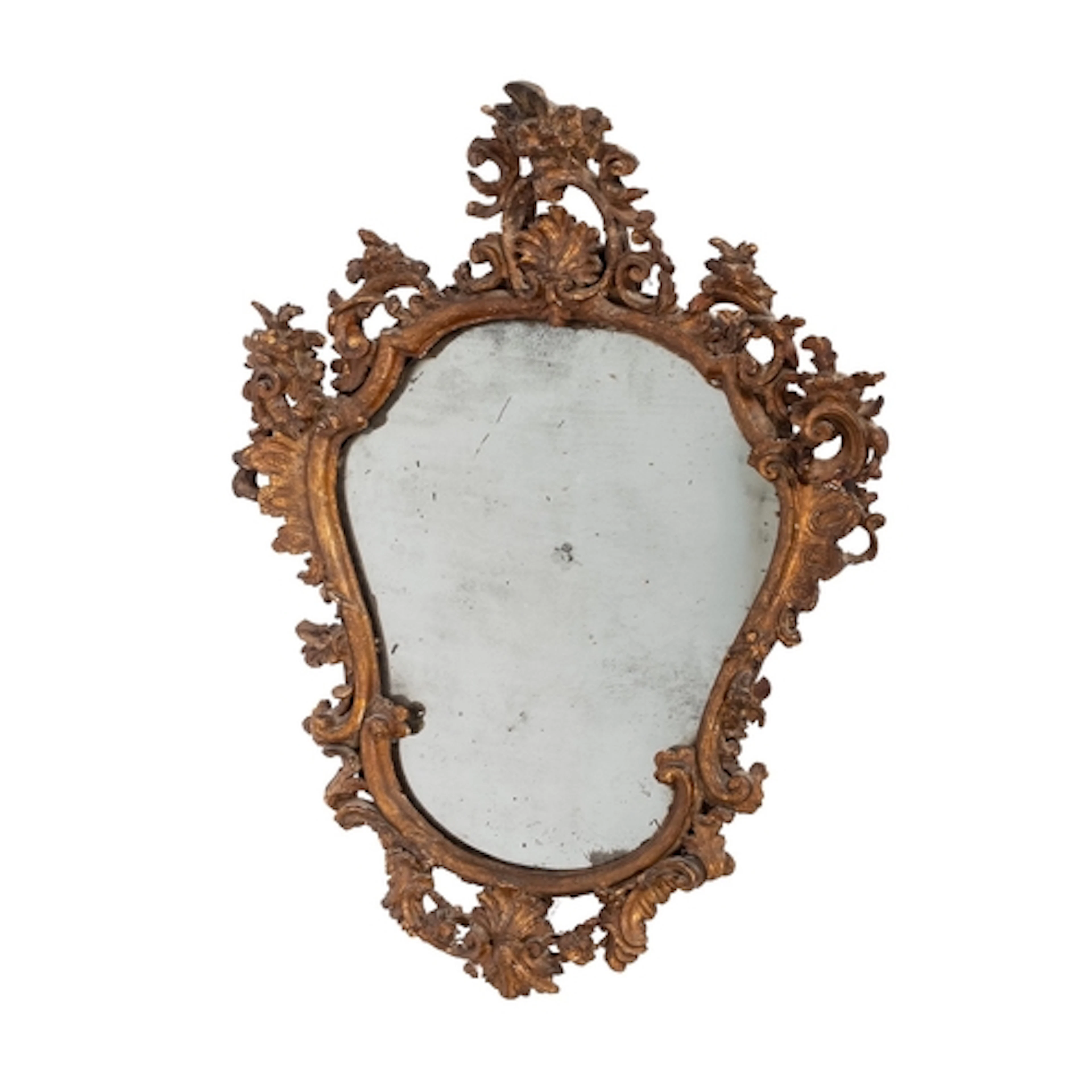A late 18th/early 19th century Continental carved giltwood c...