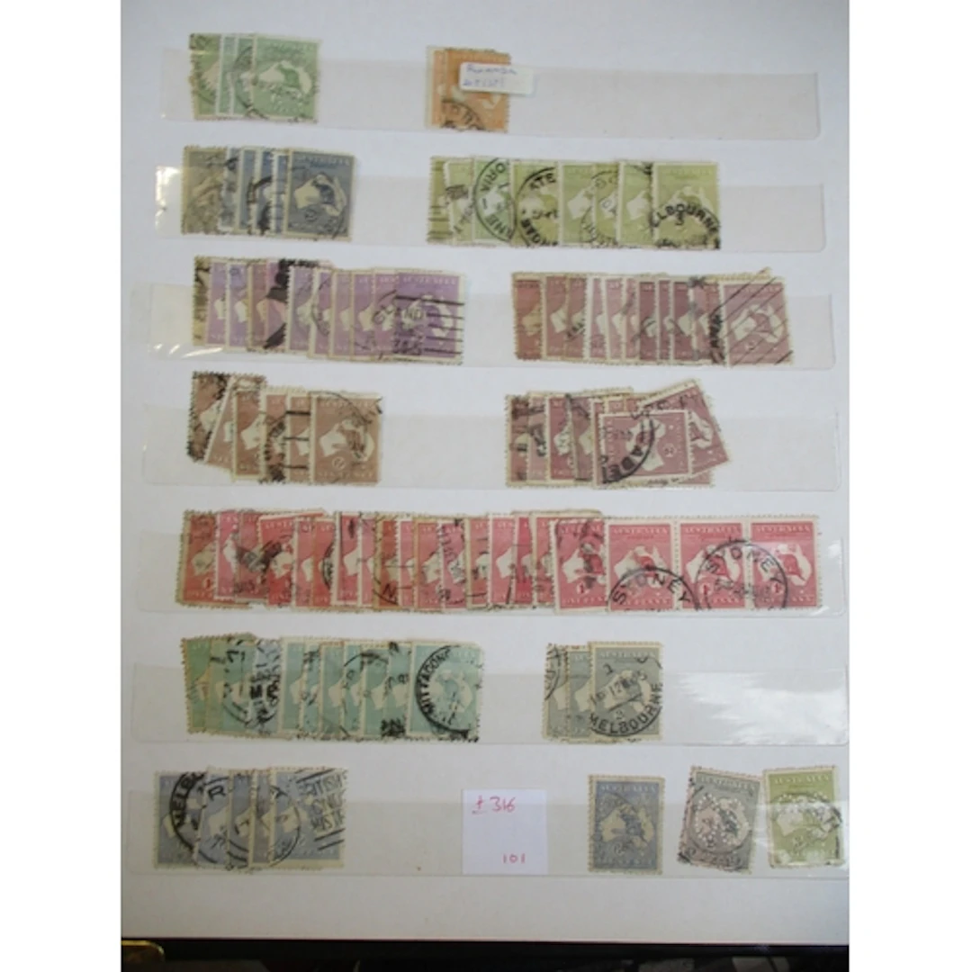 Australia. KGV-QEII mainly used accumulation in 2 vols, noti...