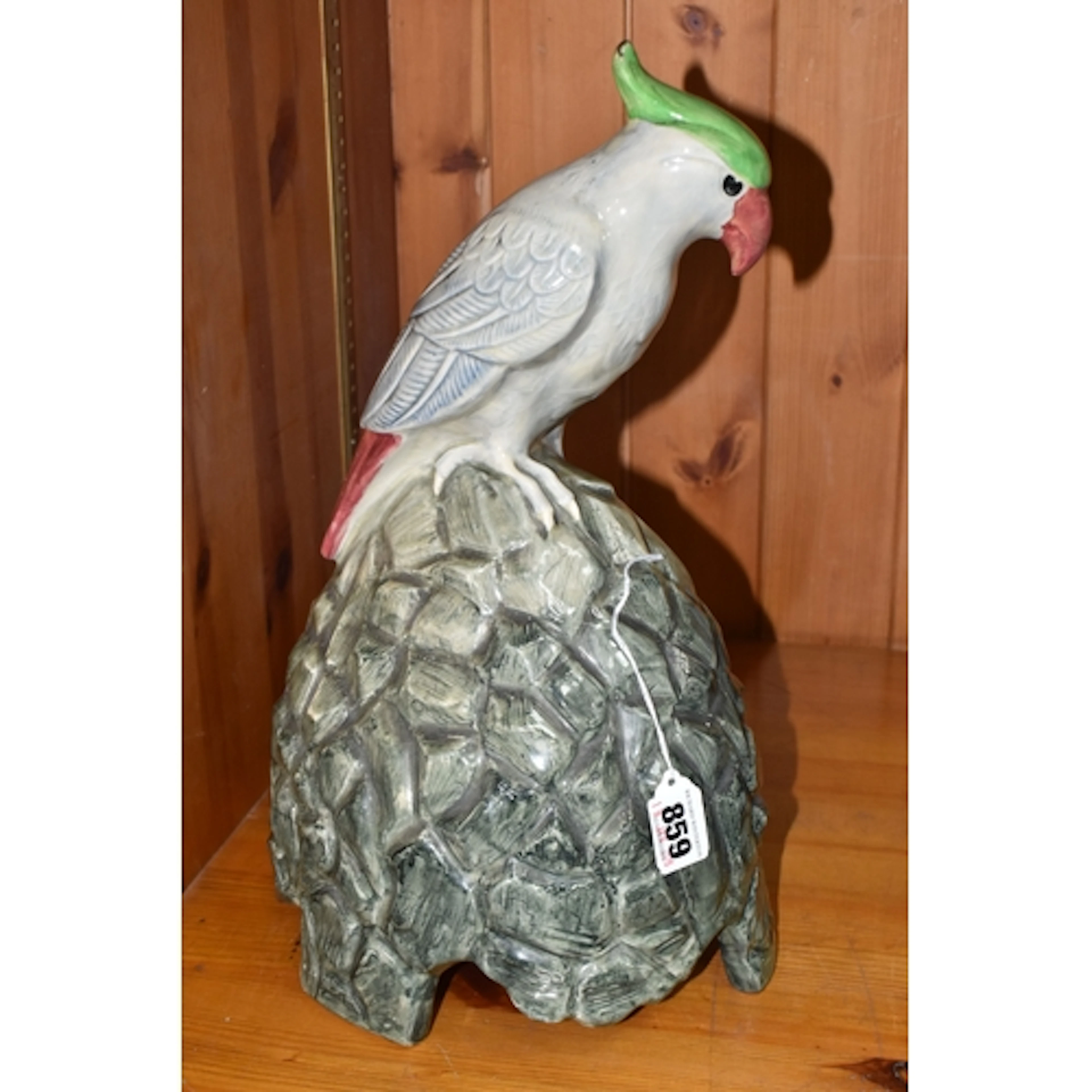 AN ART DECO ROYAL DOULTON PARAKEET SPEAKER COVER, produced f...