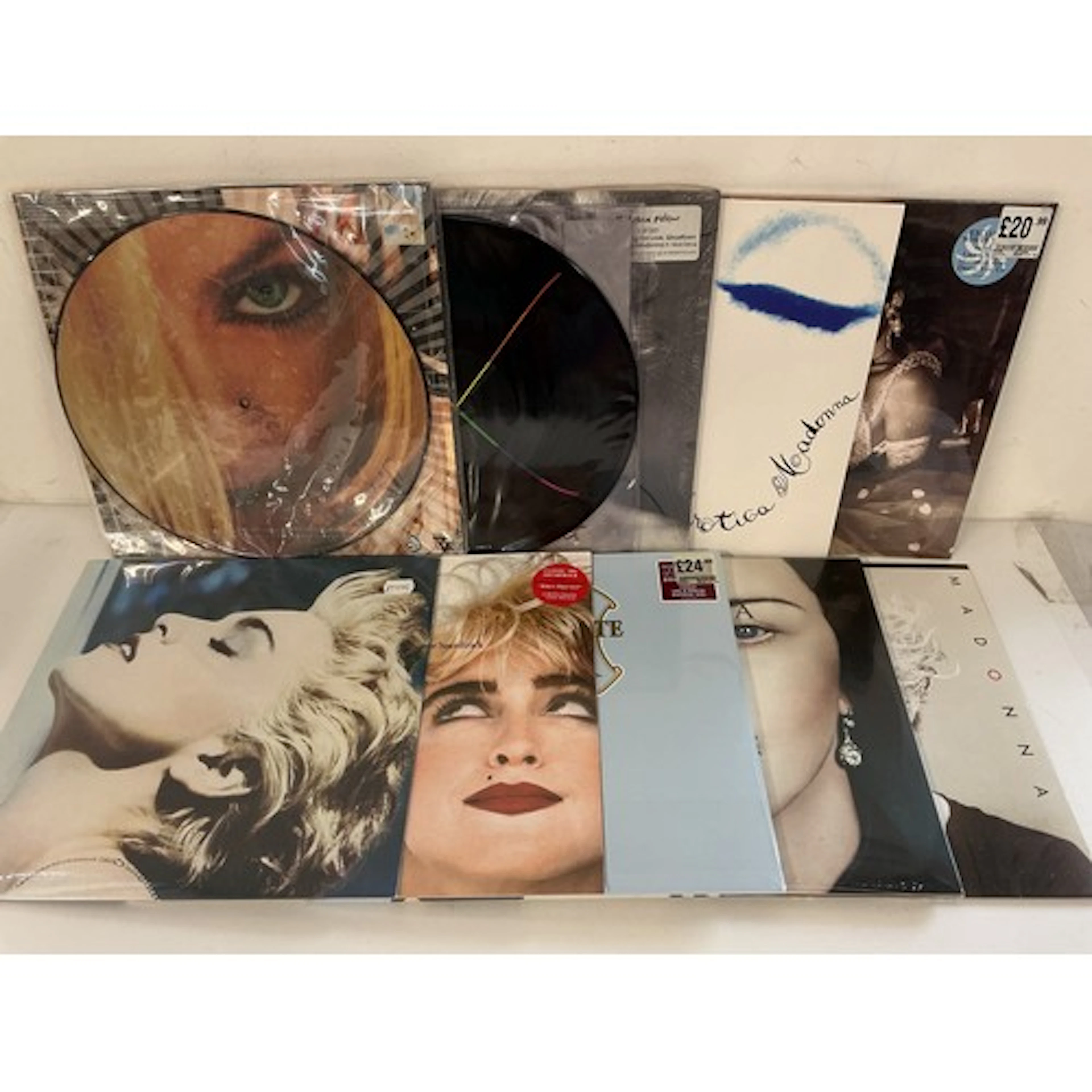Ten Madonna LPs including sealed 180g pressings and picture ...