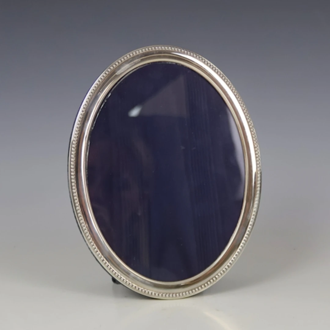 A late 20th century silver mounted photograph frame, Carr's ...