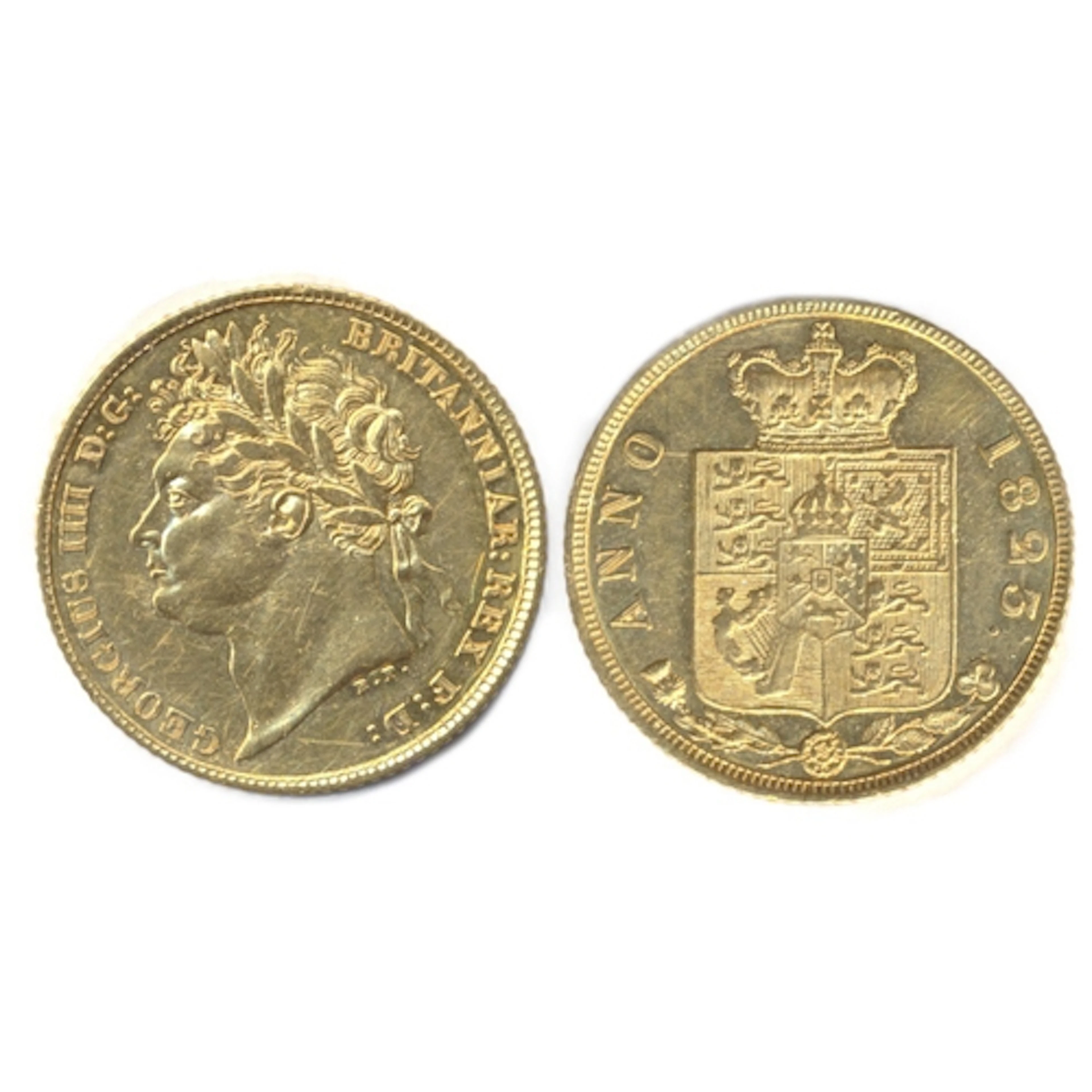 Investment Gold Lot - Documents Required. 1823 half sovereig...