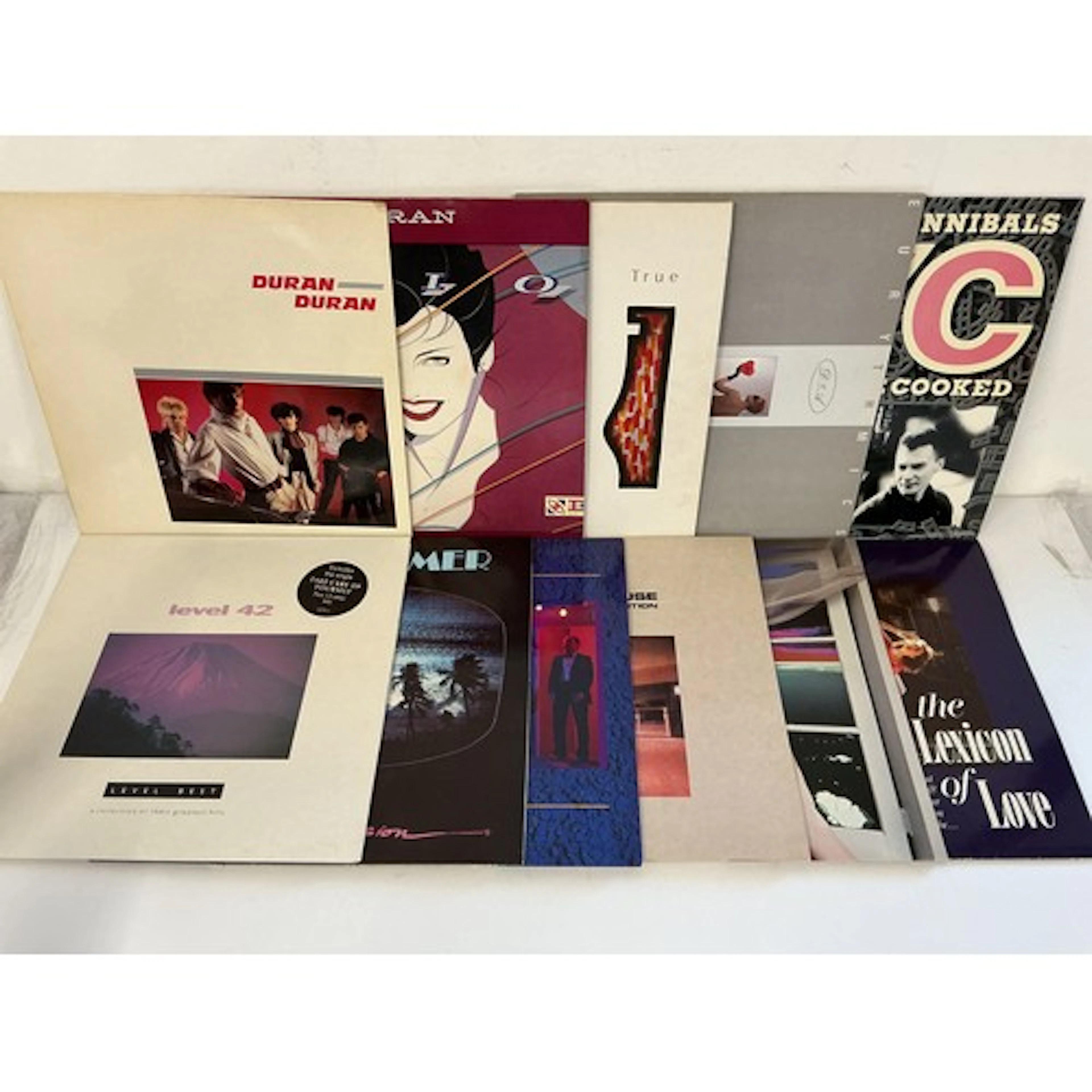 Eleven LPs by 1980s artists comprising Duran Duran, Spandau ...