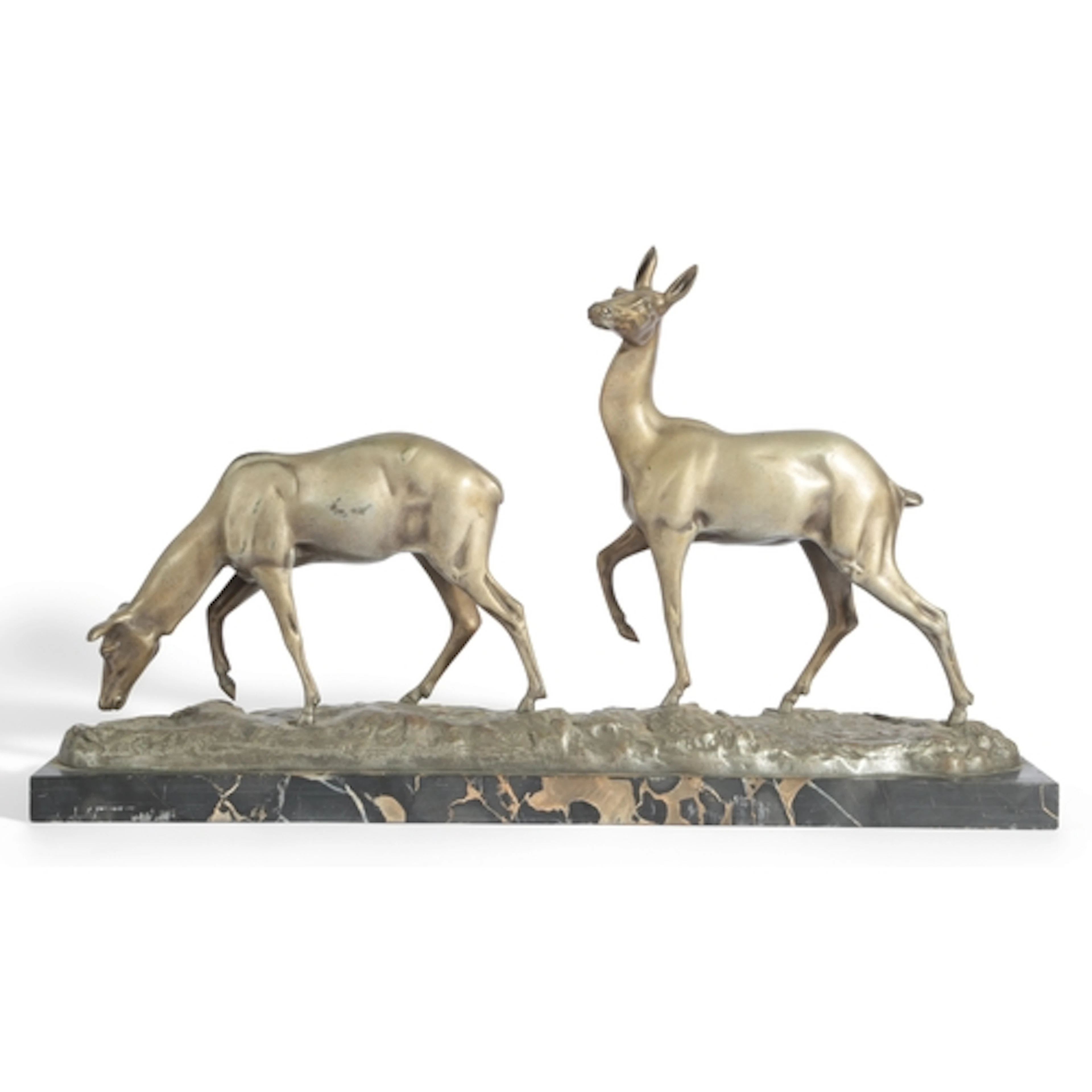 Irénée Rochard (French, 1906-1984):) An Art Deco style deer...
