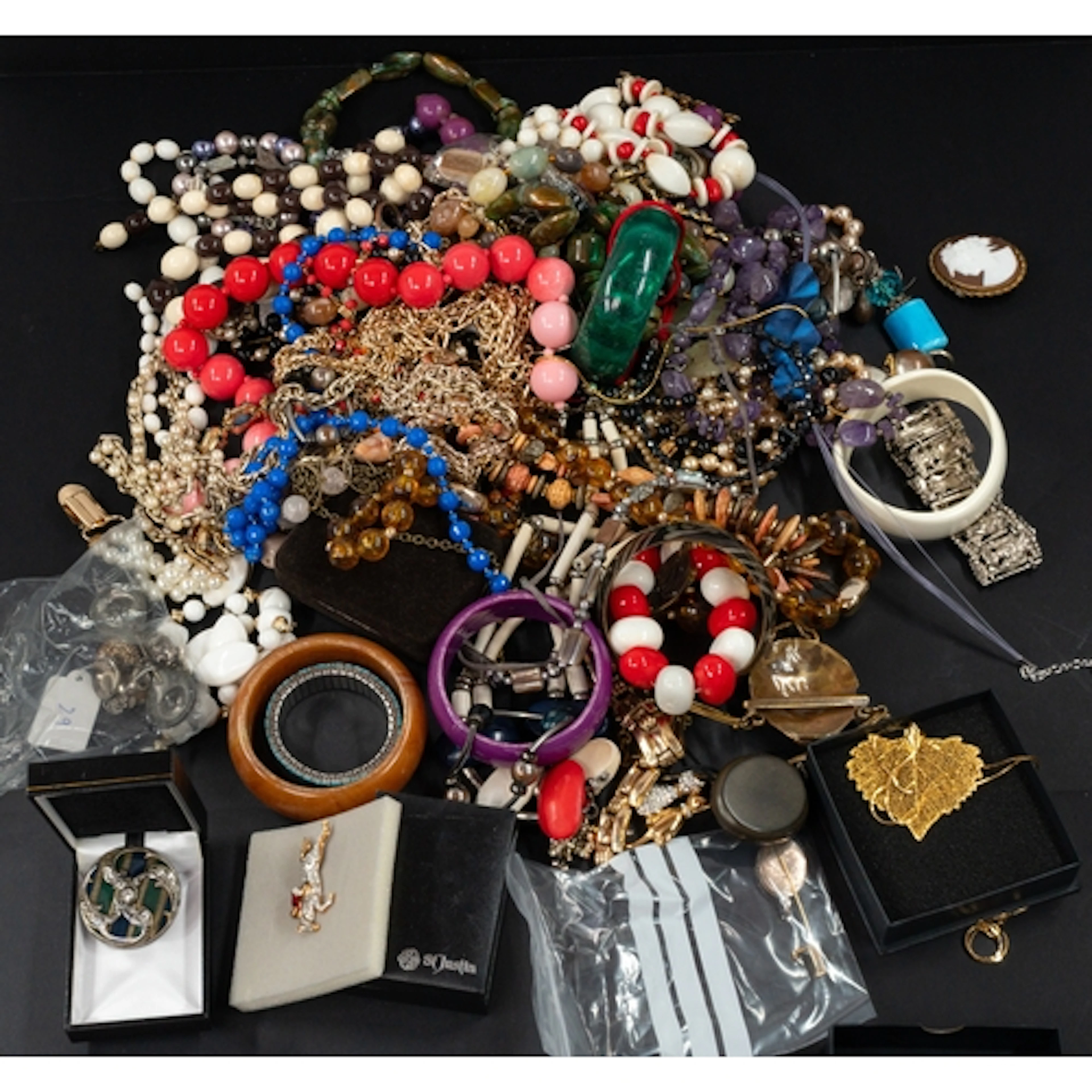 Costume Jewellery: an Yves Saint Laurent Collier Cascade nec...