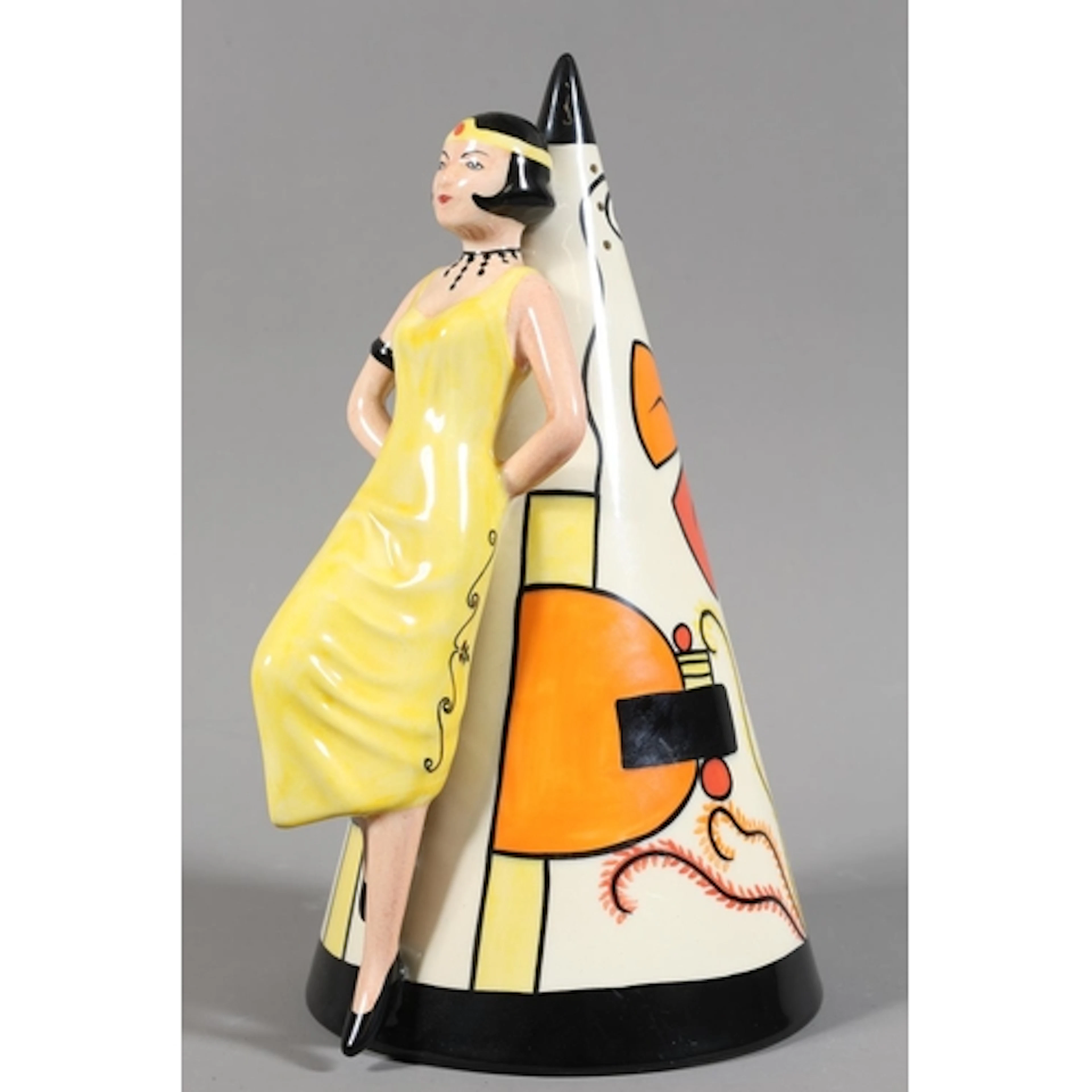 Lorna Bailey Art Deco Lady sugar sifter limited edition 9/35...
