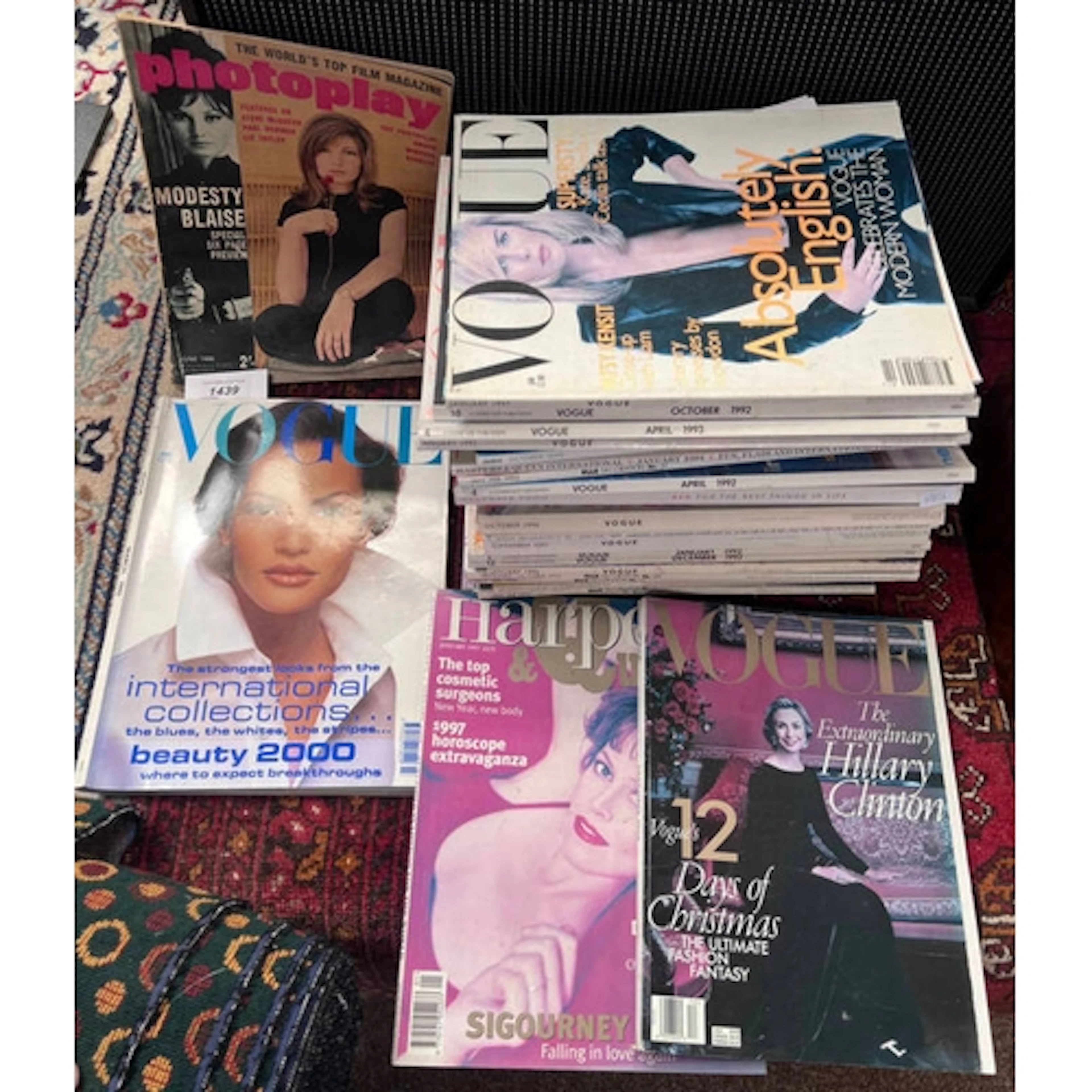 FASHION RELATED MAGAZINES TO INCLUDE VOGUE, RED, ELLE DECORA...