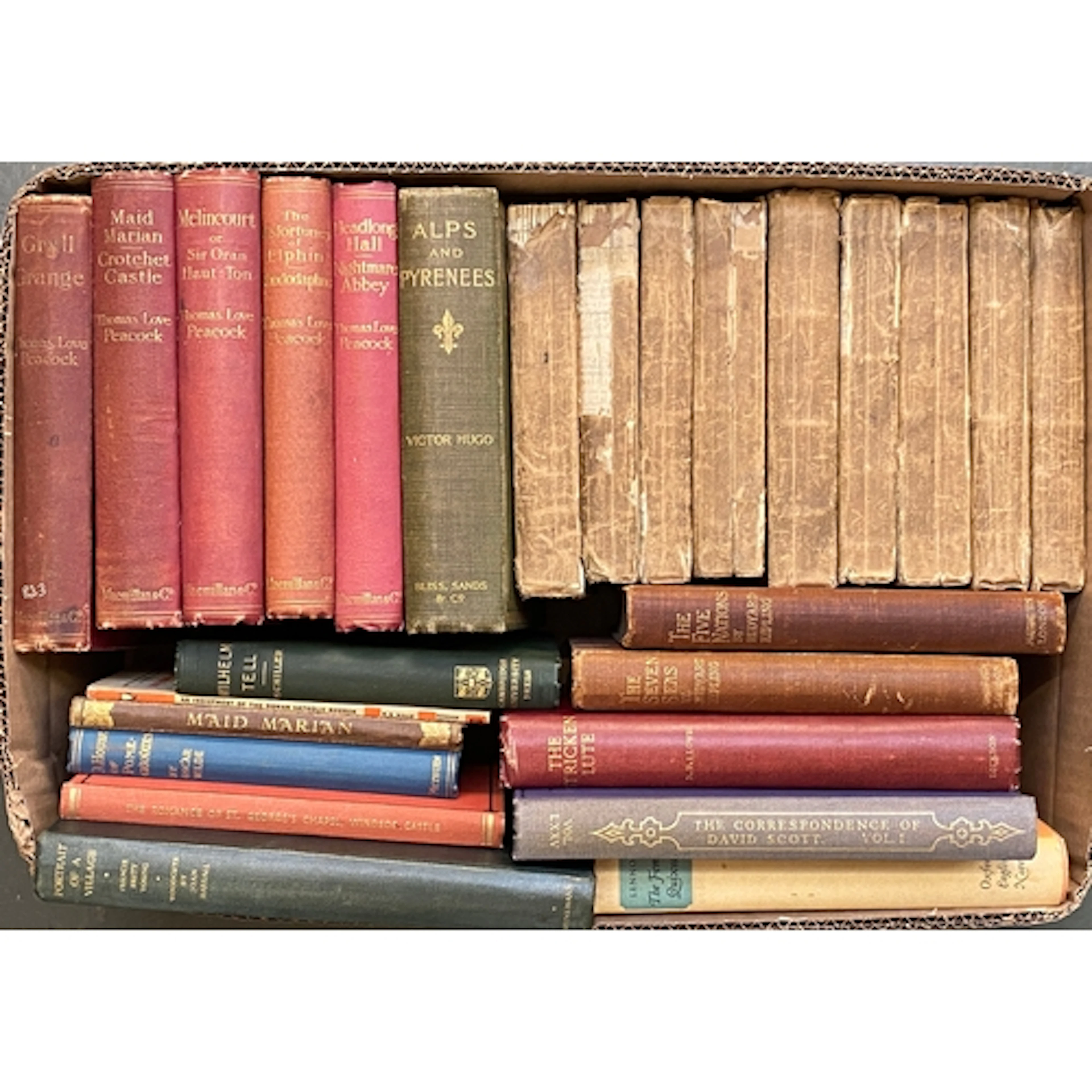BOOKS, VINTAGE. To inc. 9 of 10 uniform vols of COWPER's 'Wo...