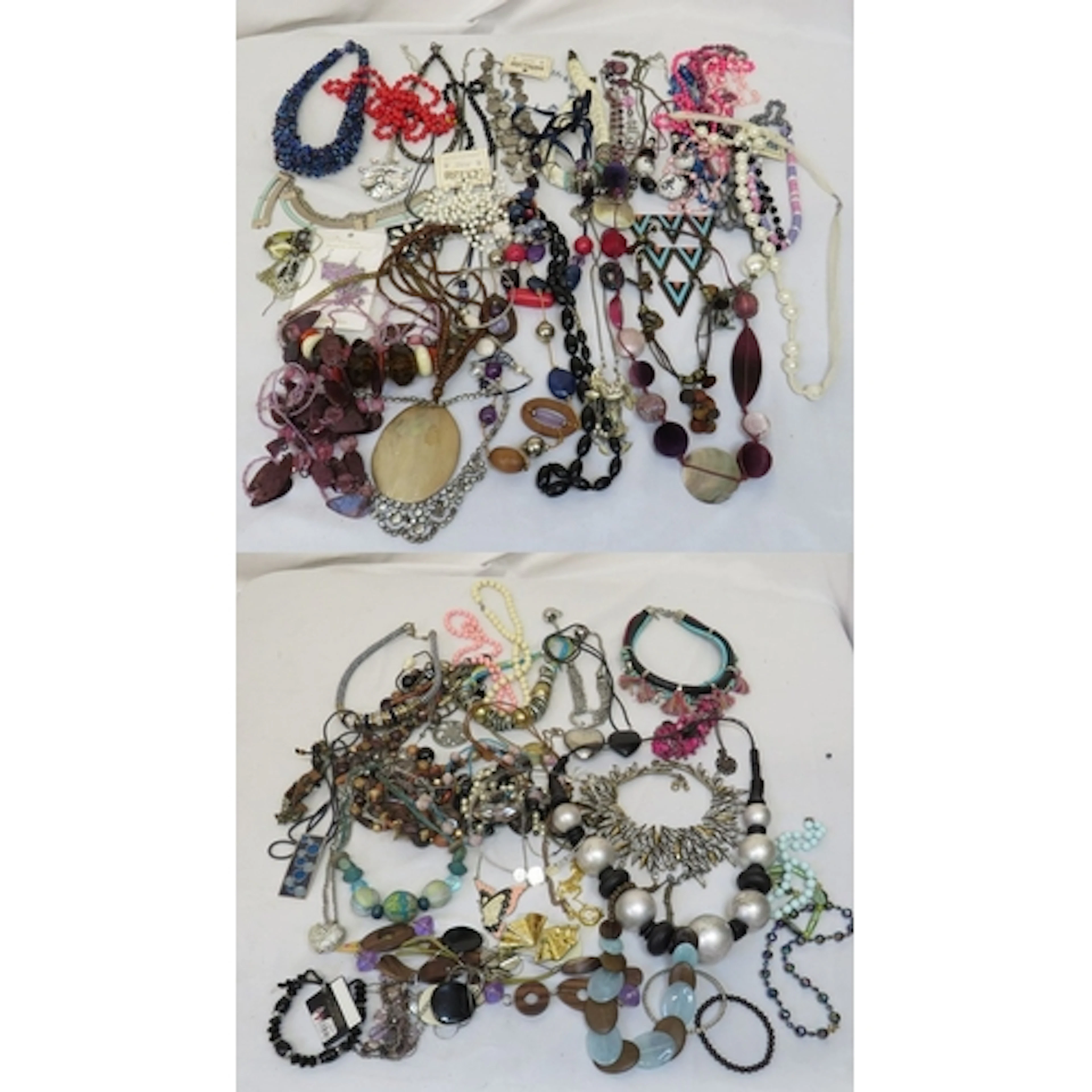 Contemporary Costume Jewellery incl. necklaces, statement bl...