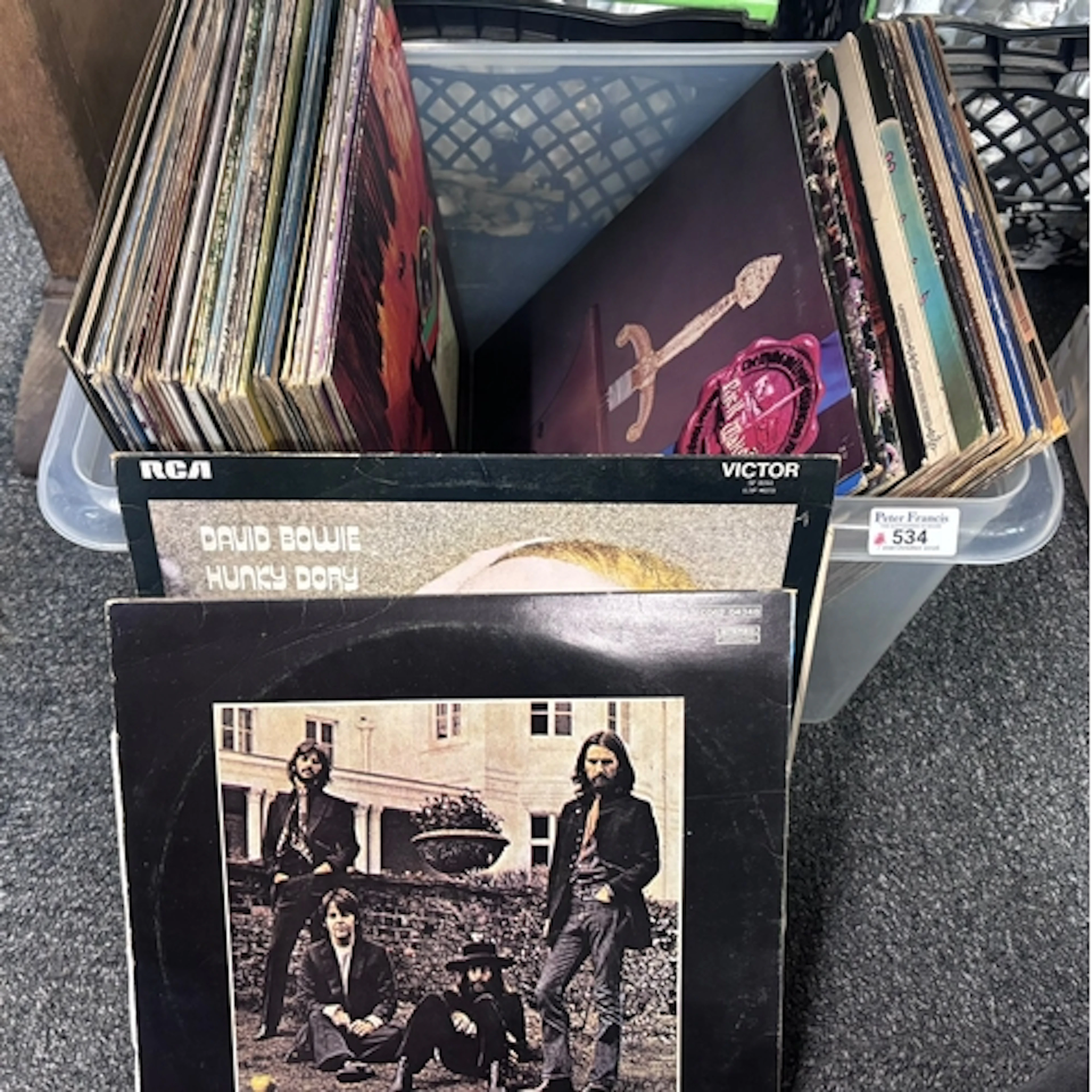 Collection of vinyl LPs to include The Moody Blues 'Go Now',...