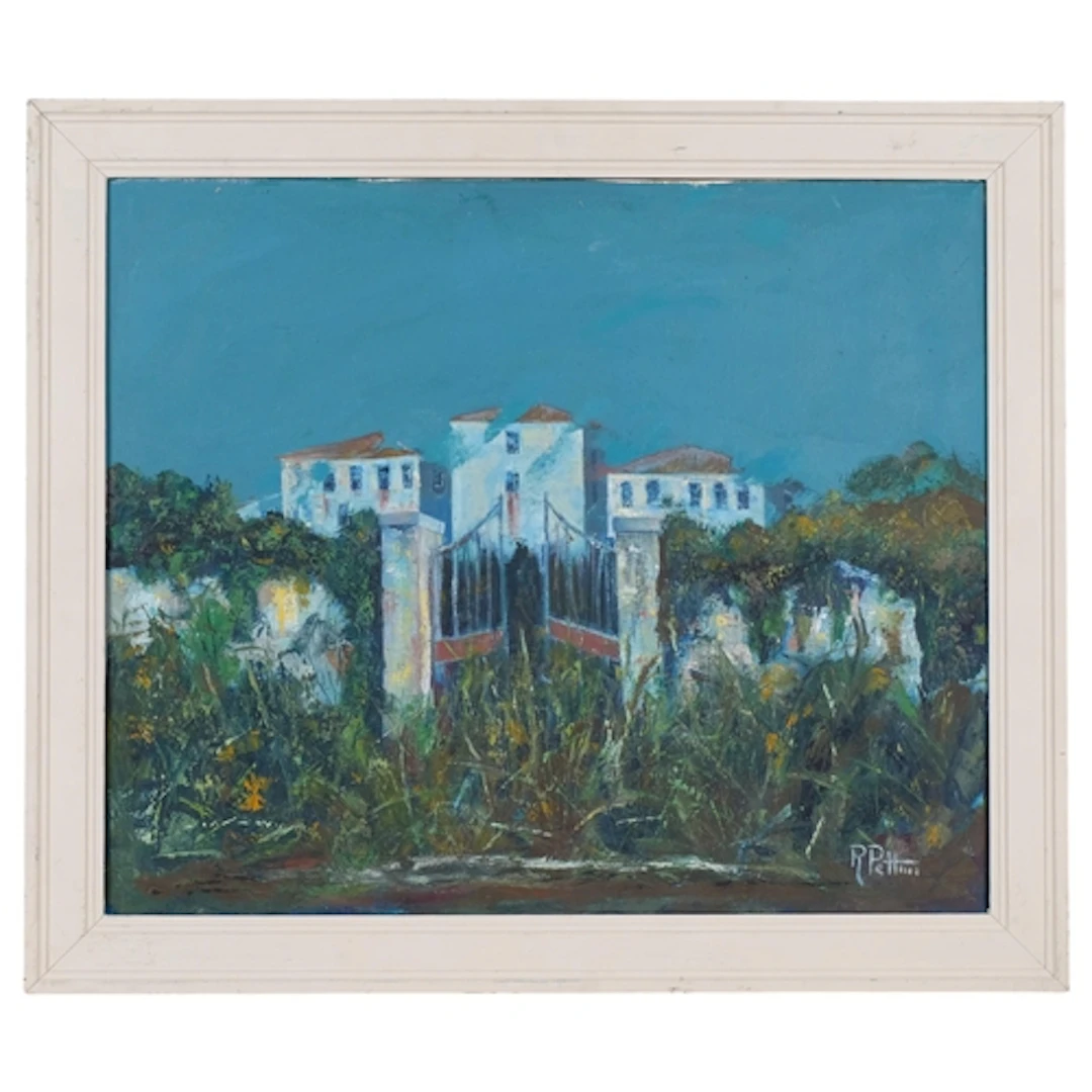 Roy Pettit (1935-2017), oil on canvas, Villa Veneta - Verona...