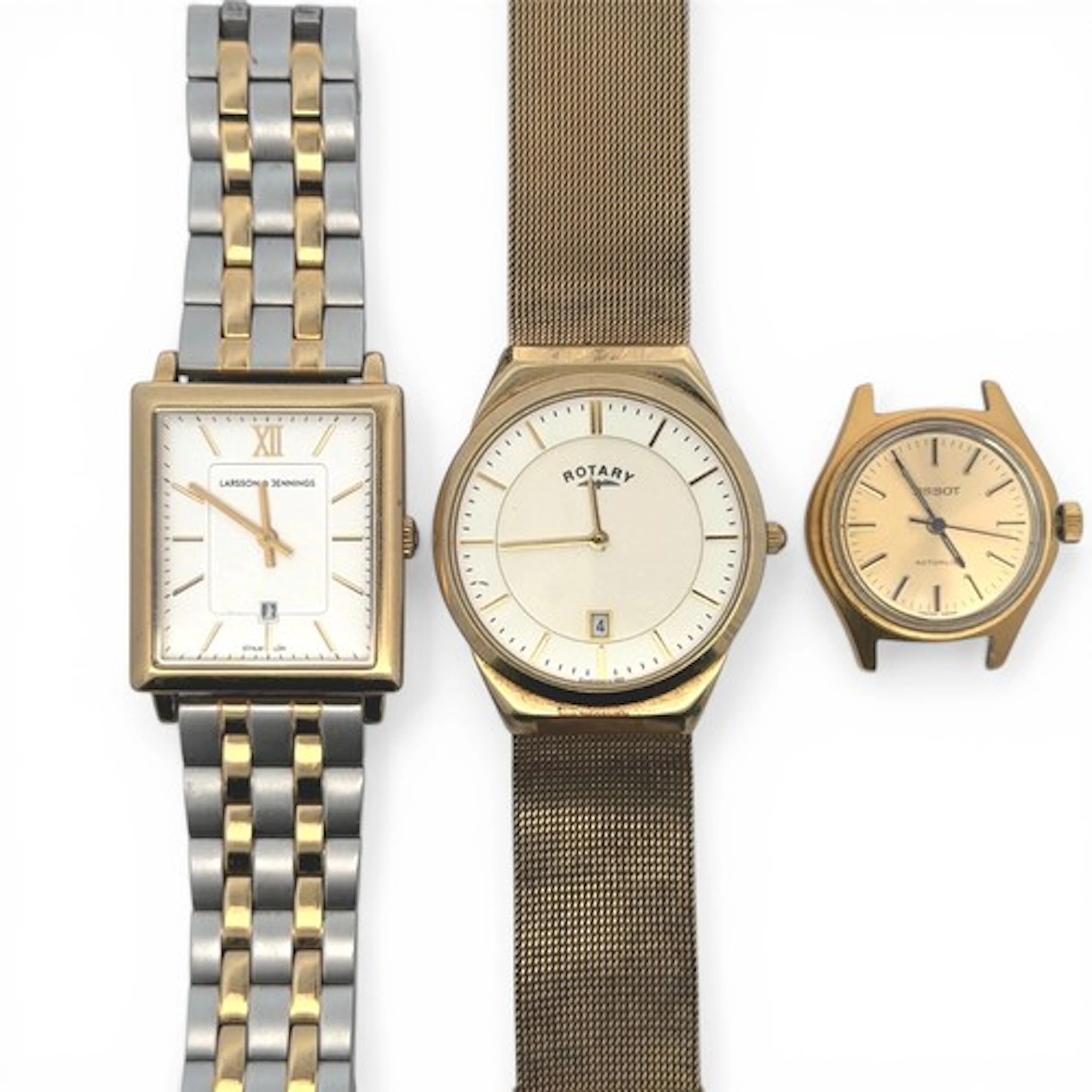 Three watches - a Larsson Jennings boyfriend mini watch wit...