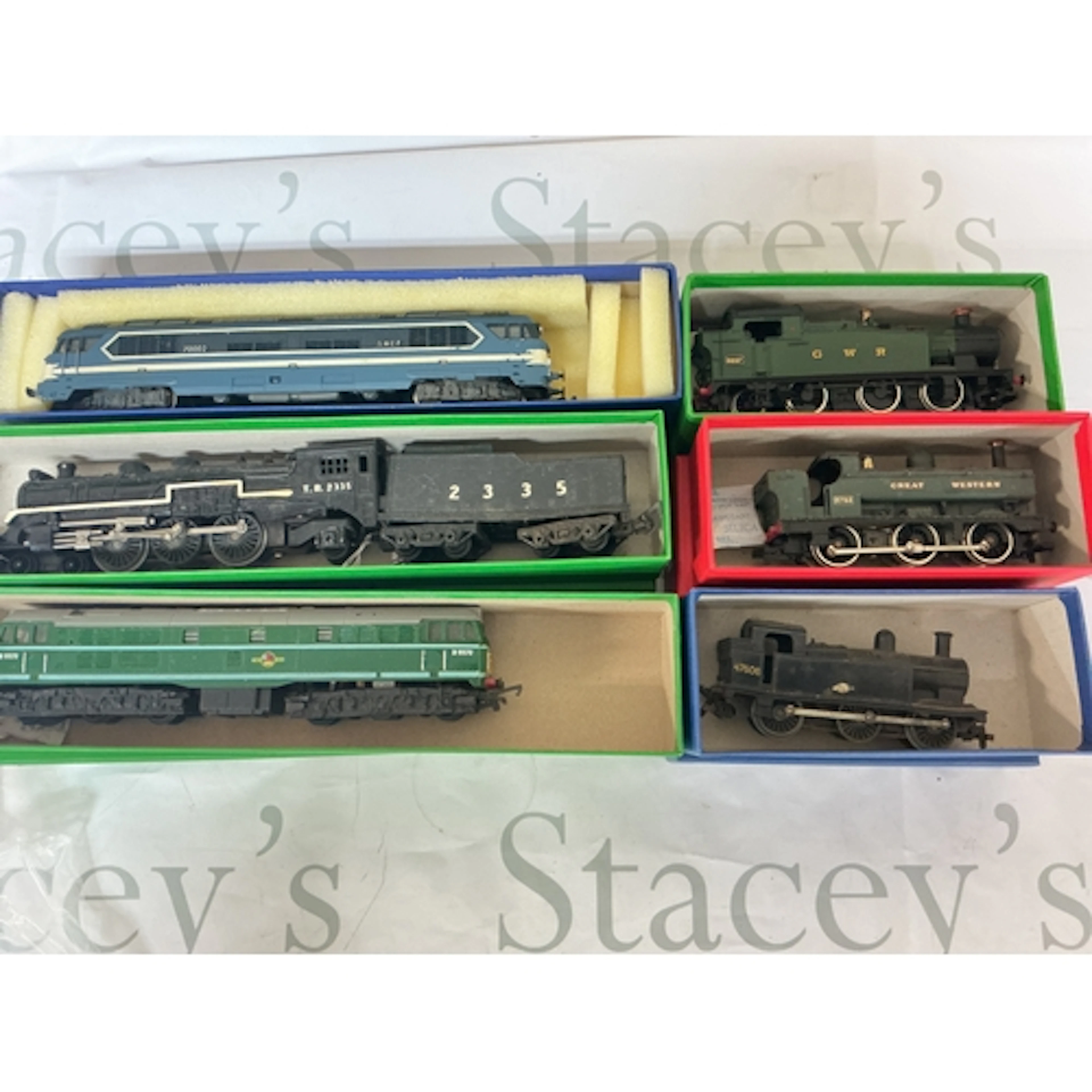 6 X 00 Gauge Locomotives Including Mainline, Hornby, Tri-Ang...