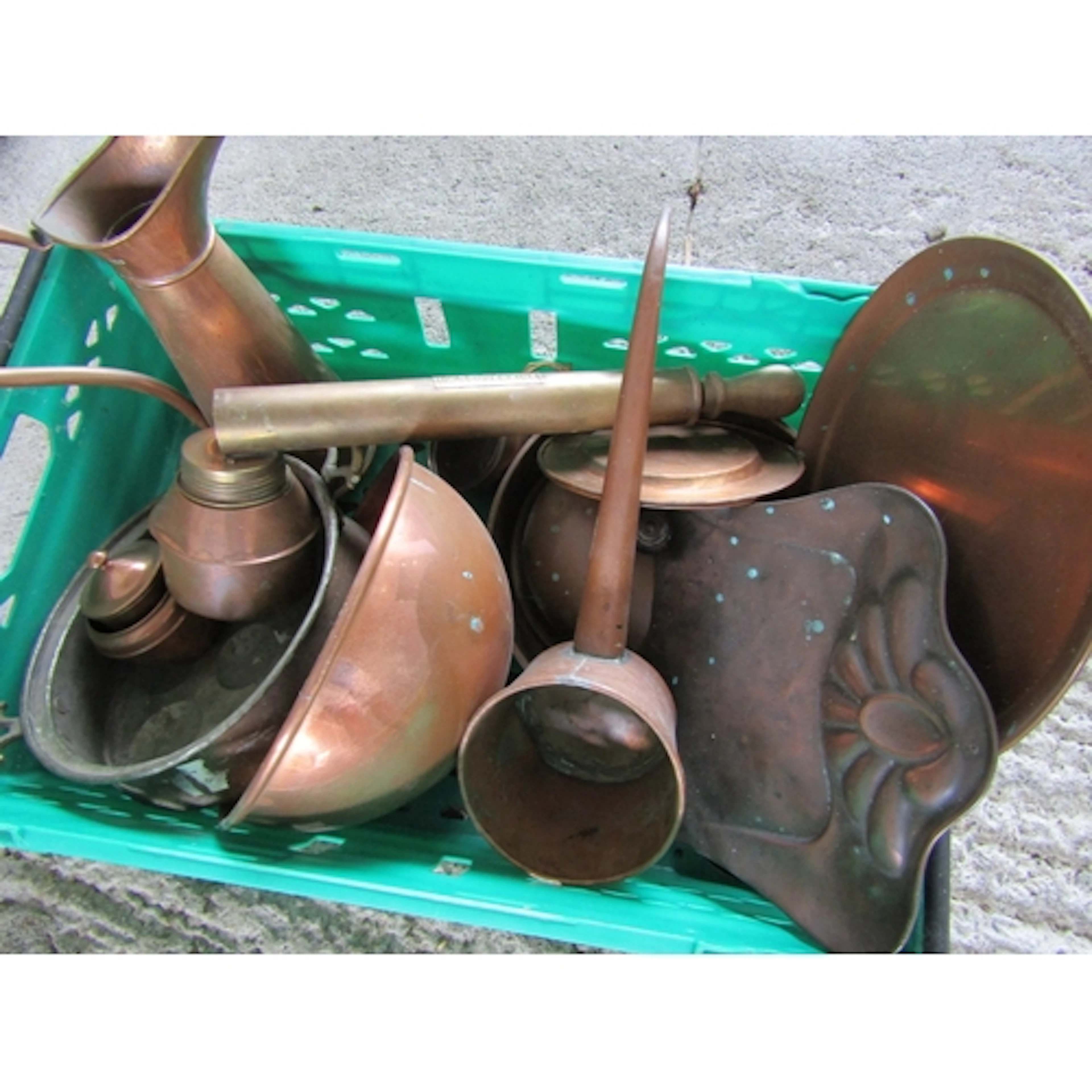 Collection of Various Copper and Brassware Quantity as Photo...
