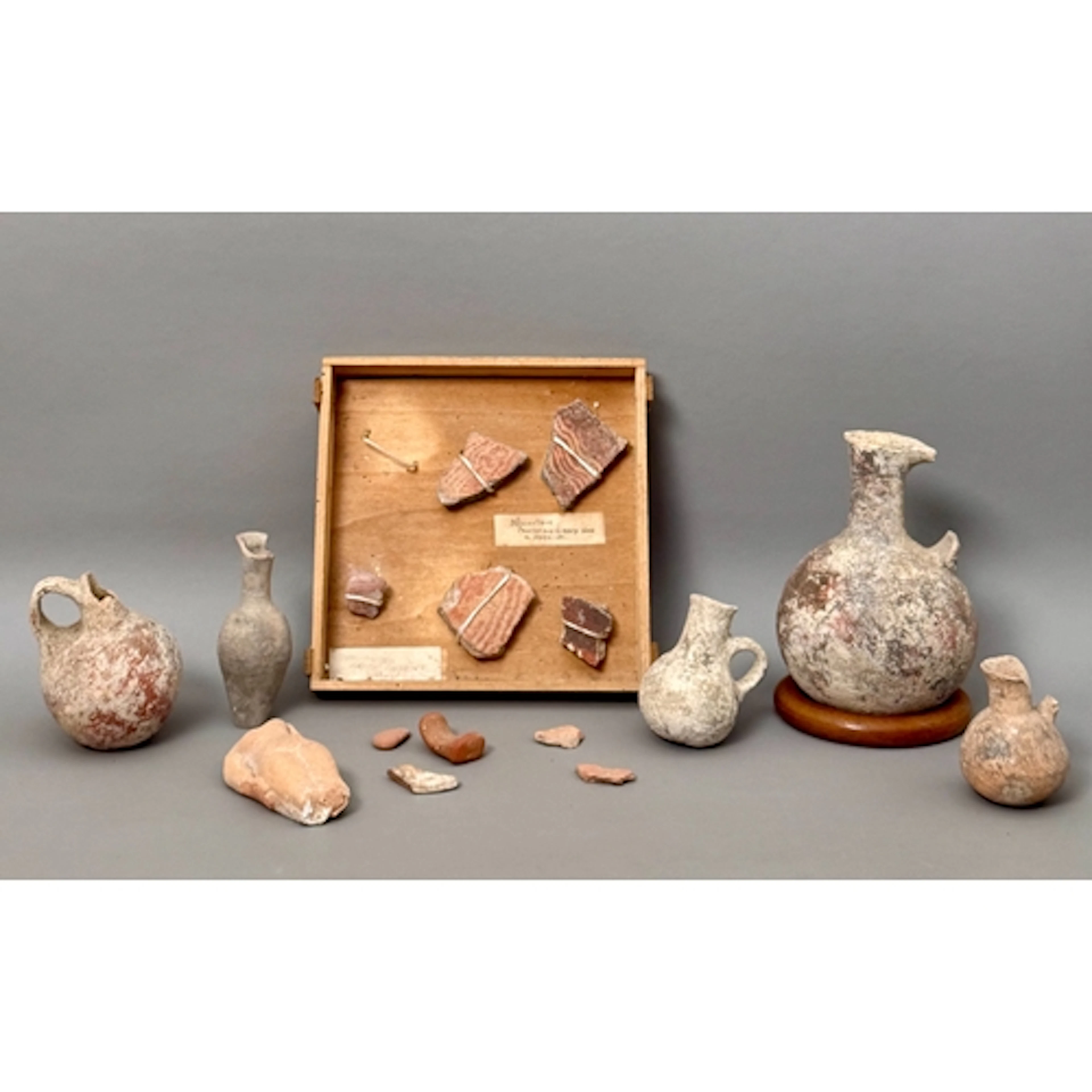 Antiquities: a small collection of Cypriot pottery - compris...