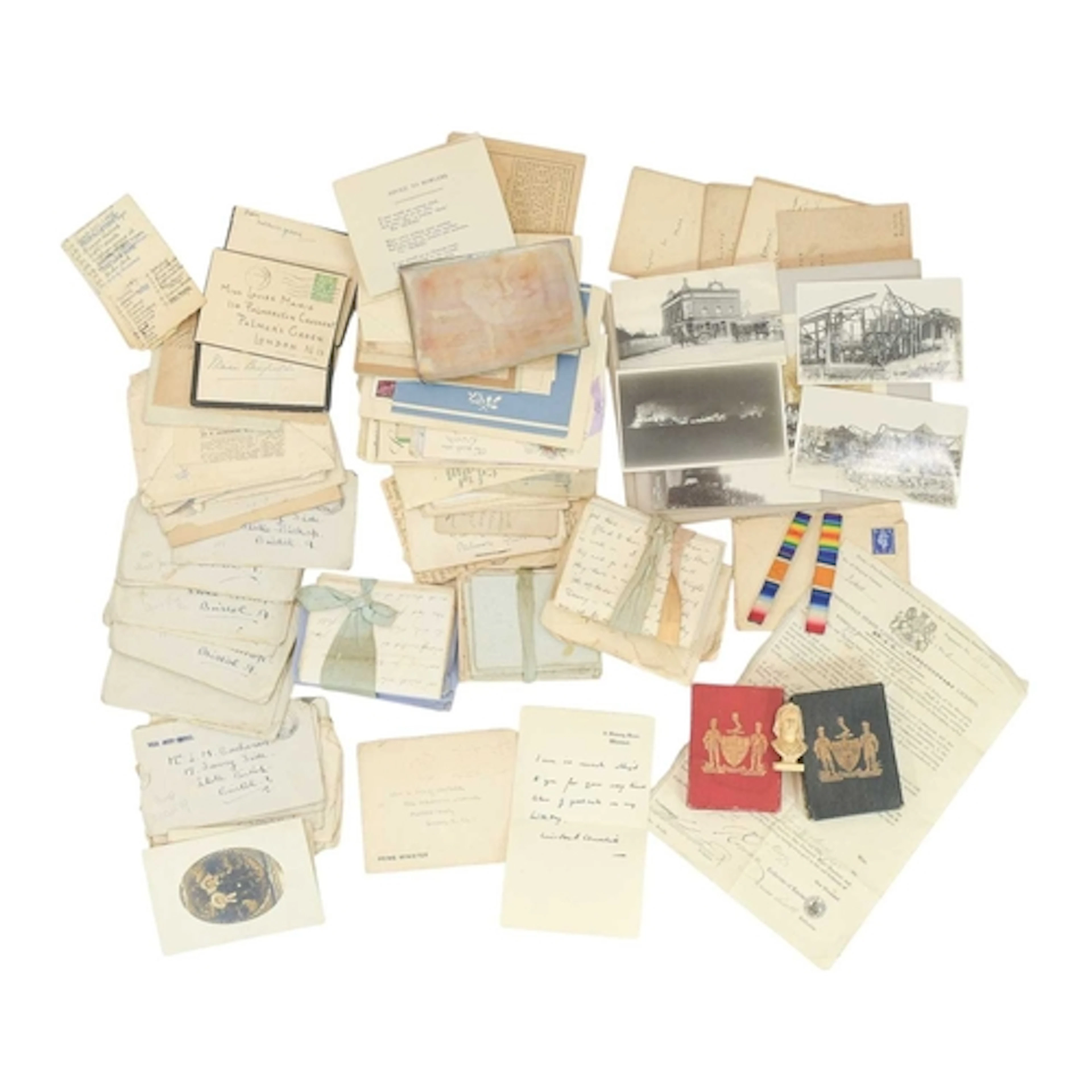 Misc. Ephemera, Photographs and Correspondence etc. Lot comp...