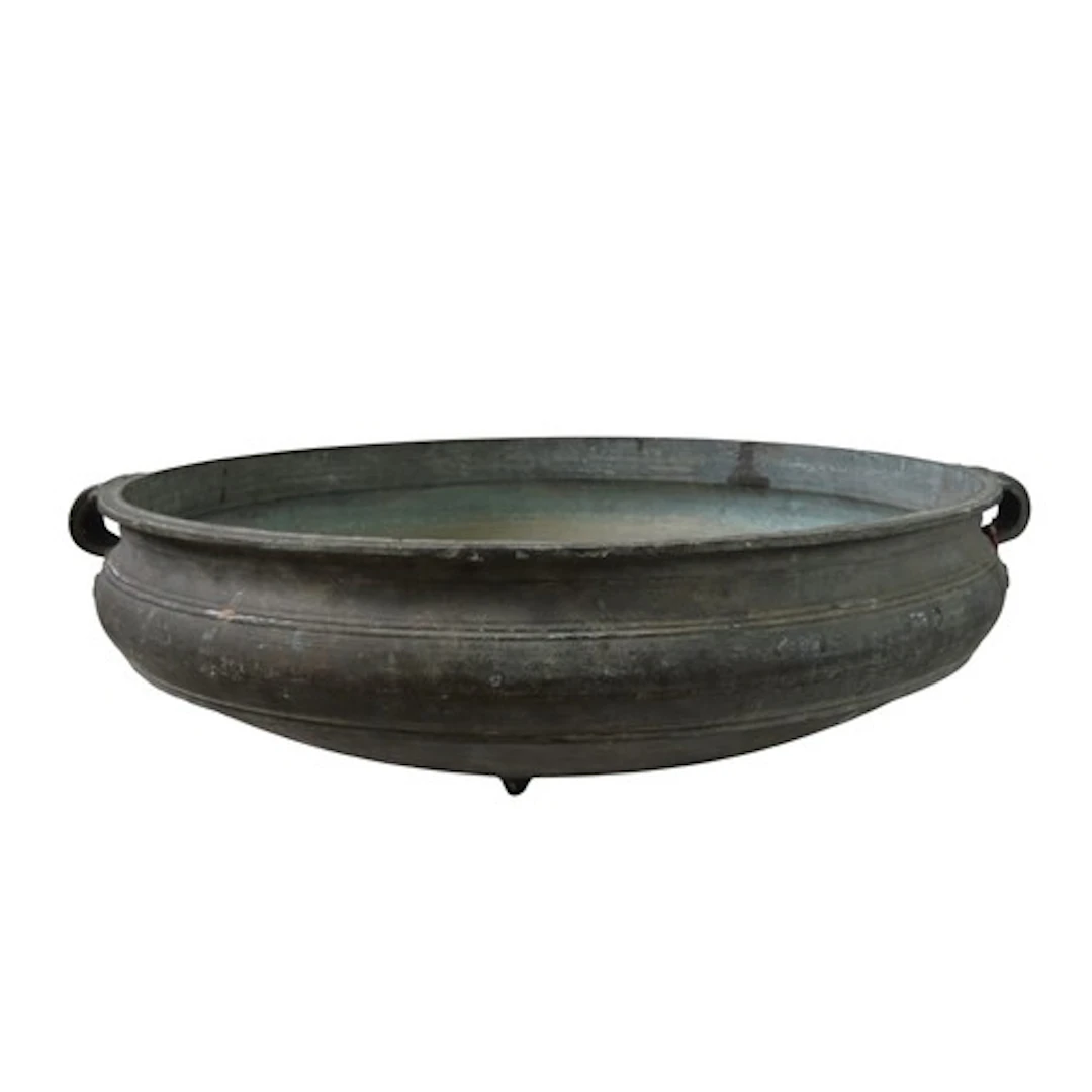 A LARGE SOUTH INDIAN URILI BOWL 77 cm diam
