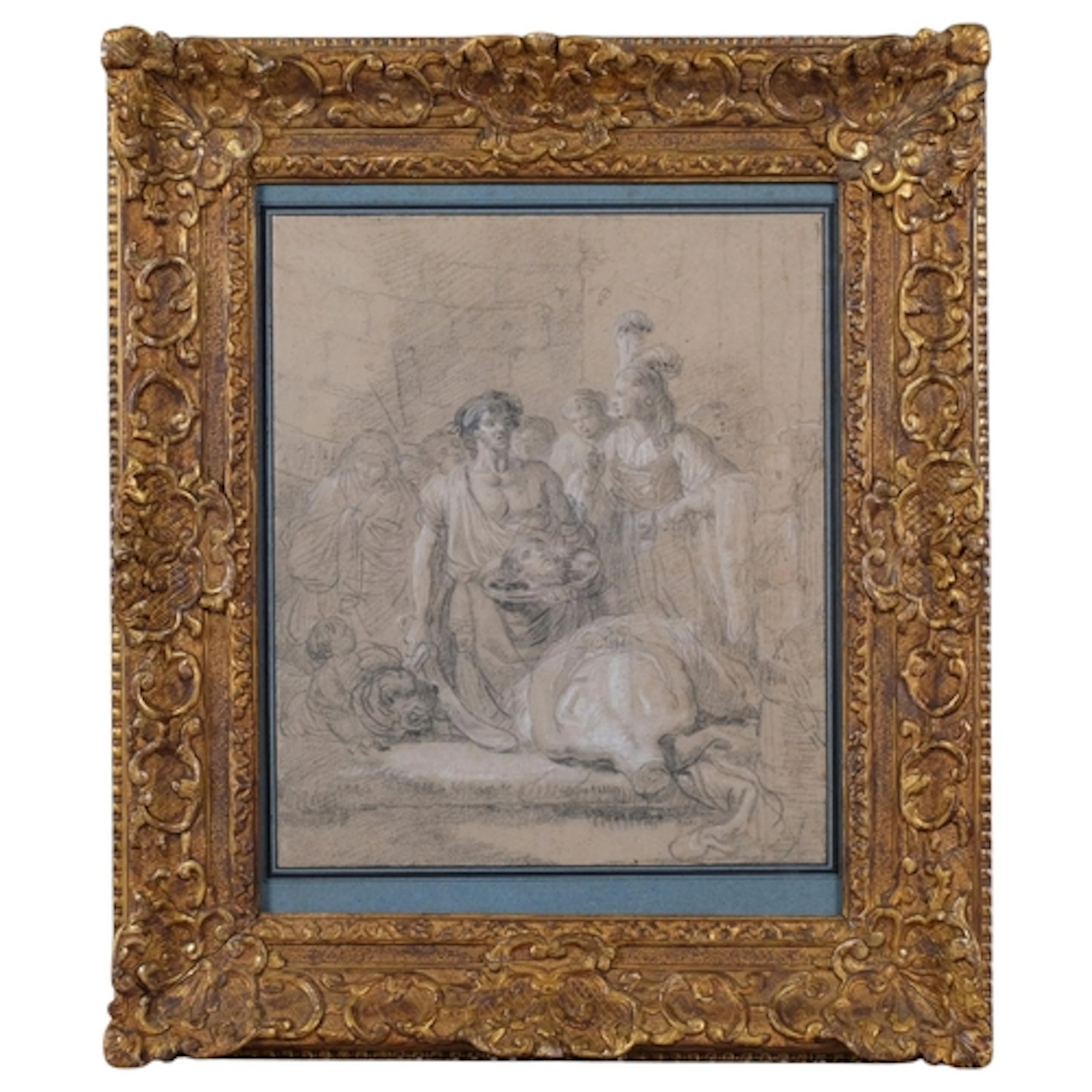 Old Master School, Salome with the head of John The Baptist,...