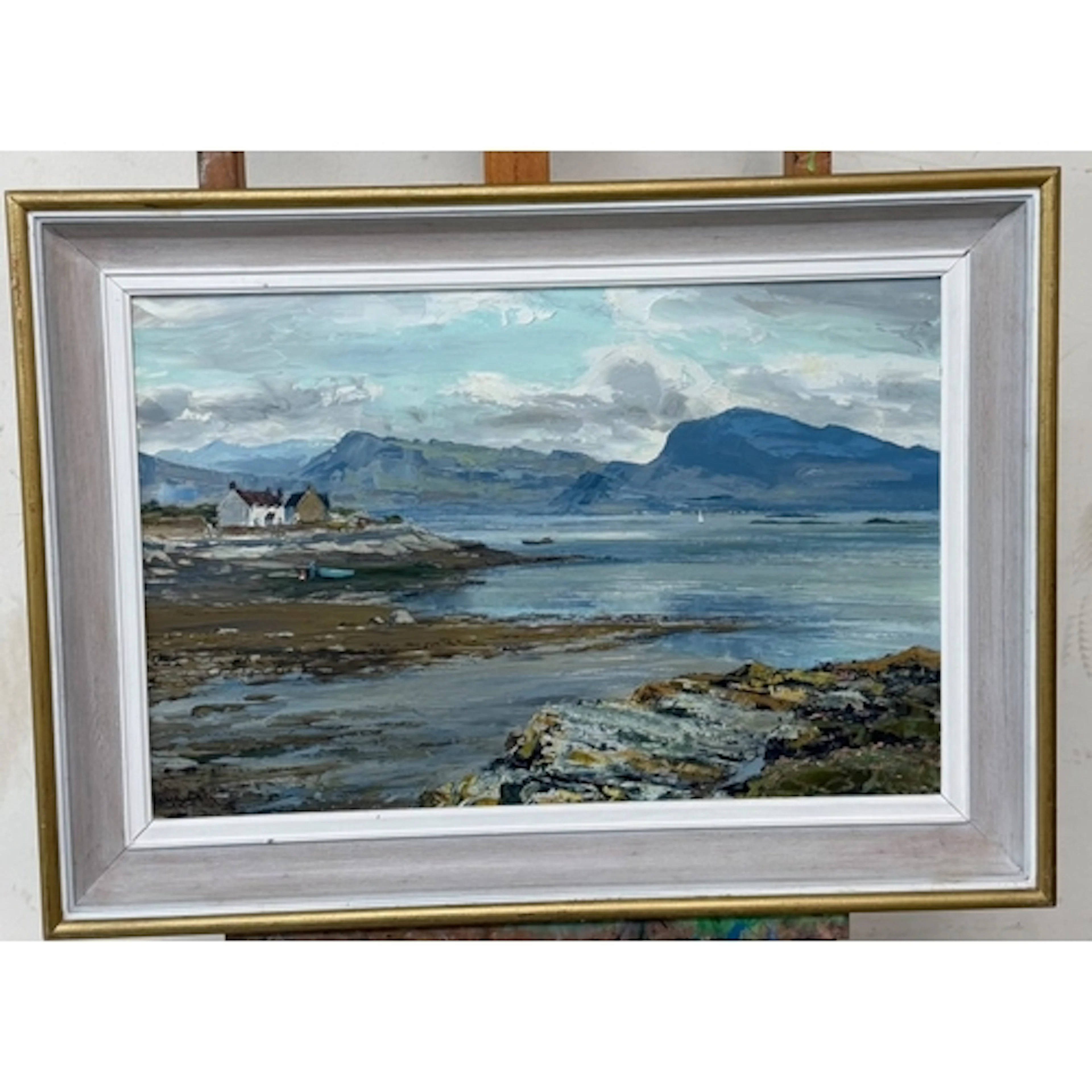 Sheila Macleod Robertson RSMA oil on board 'Plockton Ross-Sh...