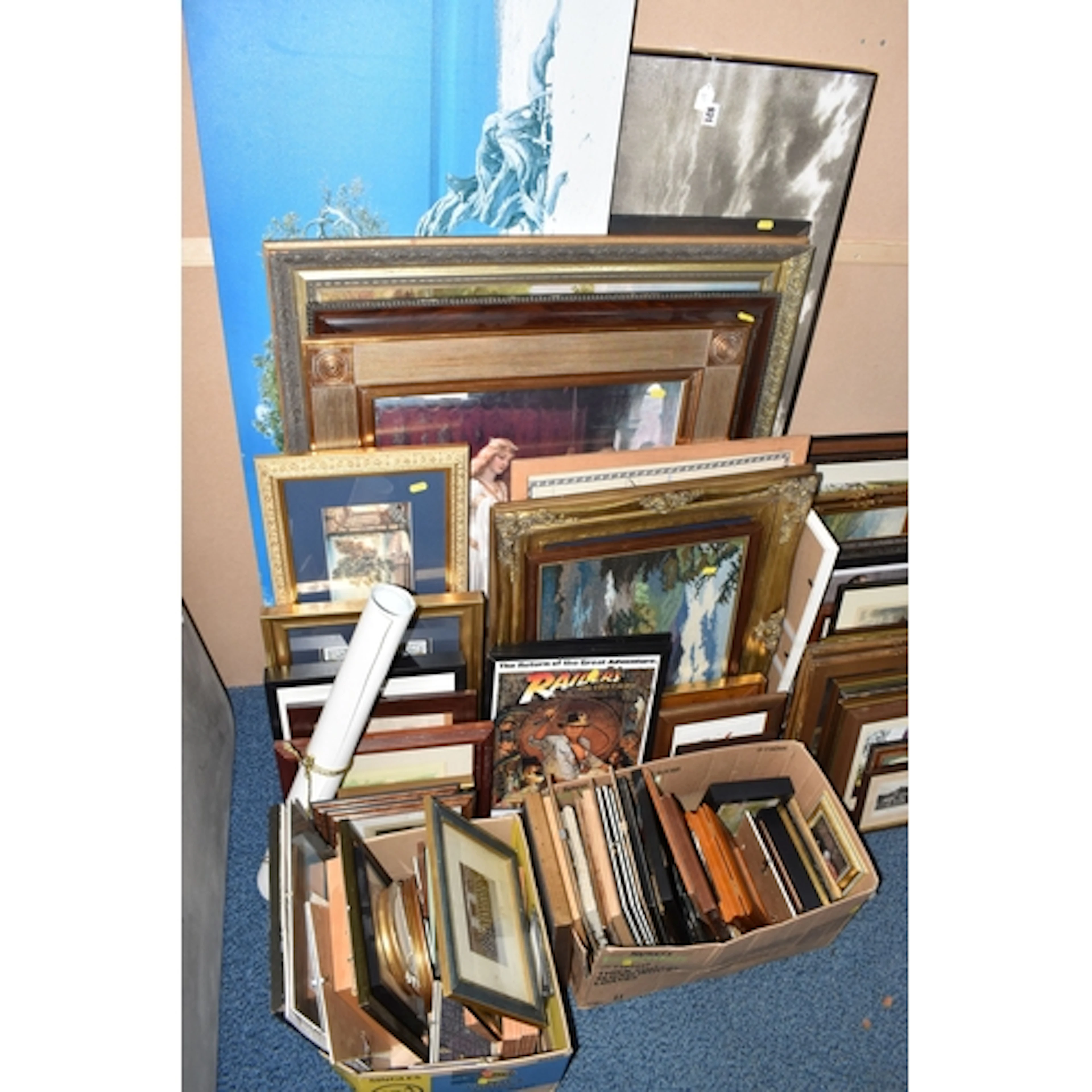 A QUANTITY OF ASSORTED PRINTS ETC, to include 'The Accolade'...