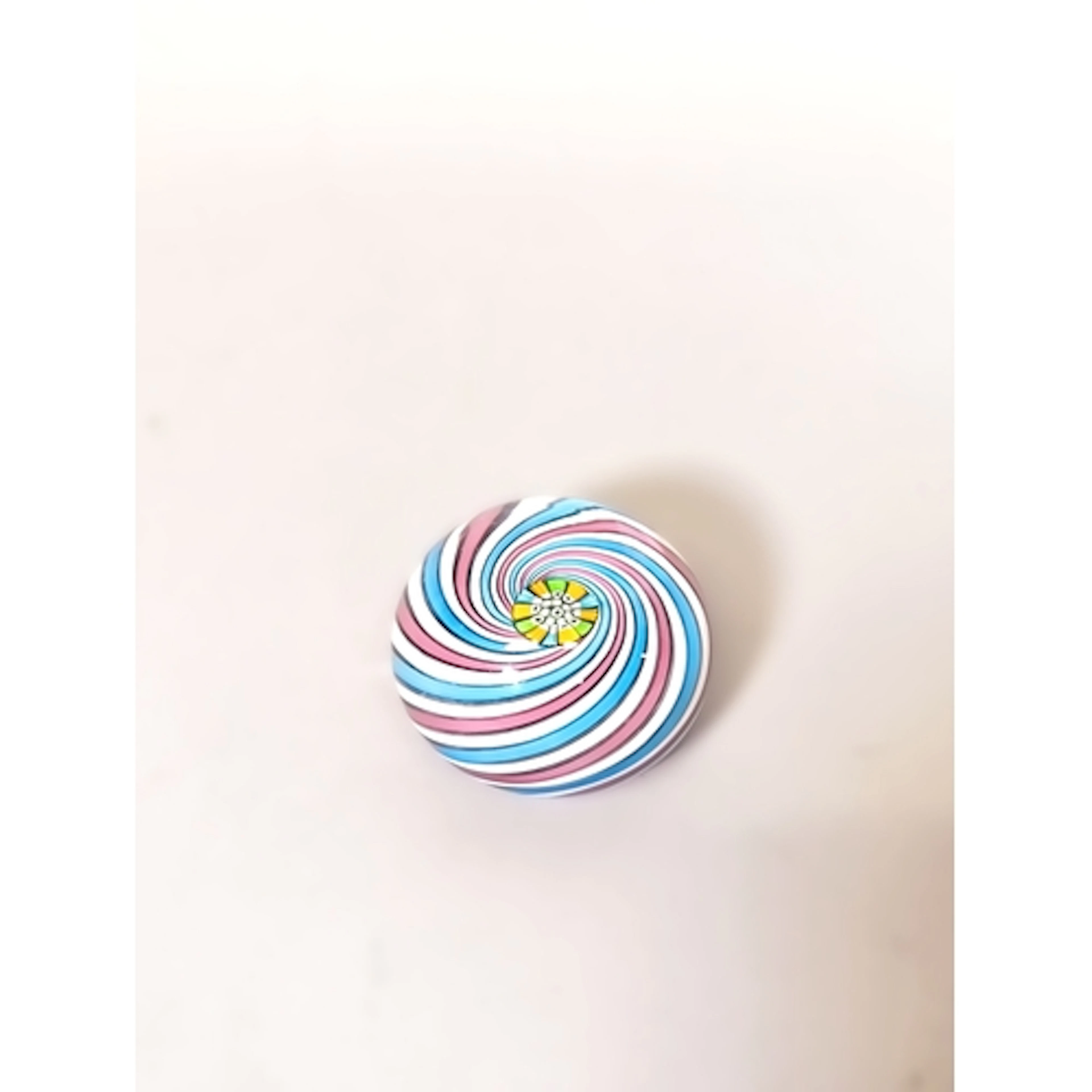 JOHN DEACONS, Scottish art glass swirl and millefiori glass ...